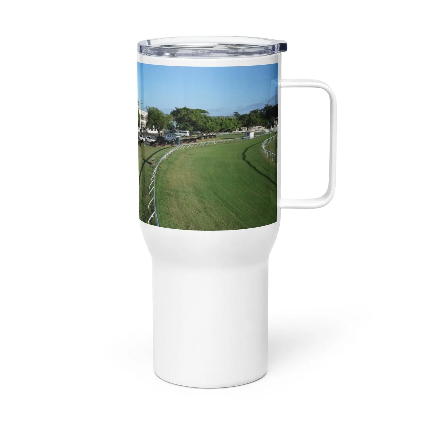 Barbados Souvenir - Garrison Savannah Travel Mug Unique Drinkware Dreams