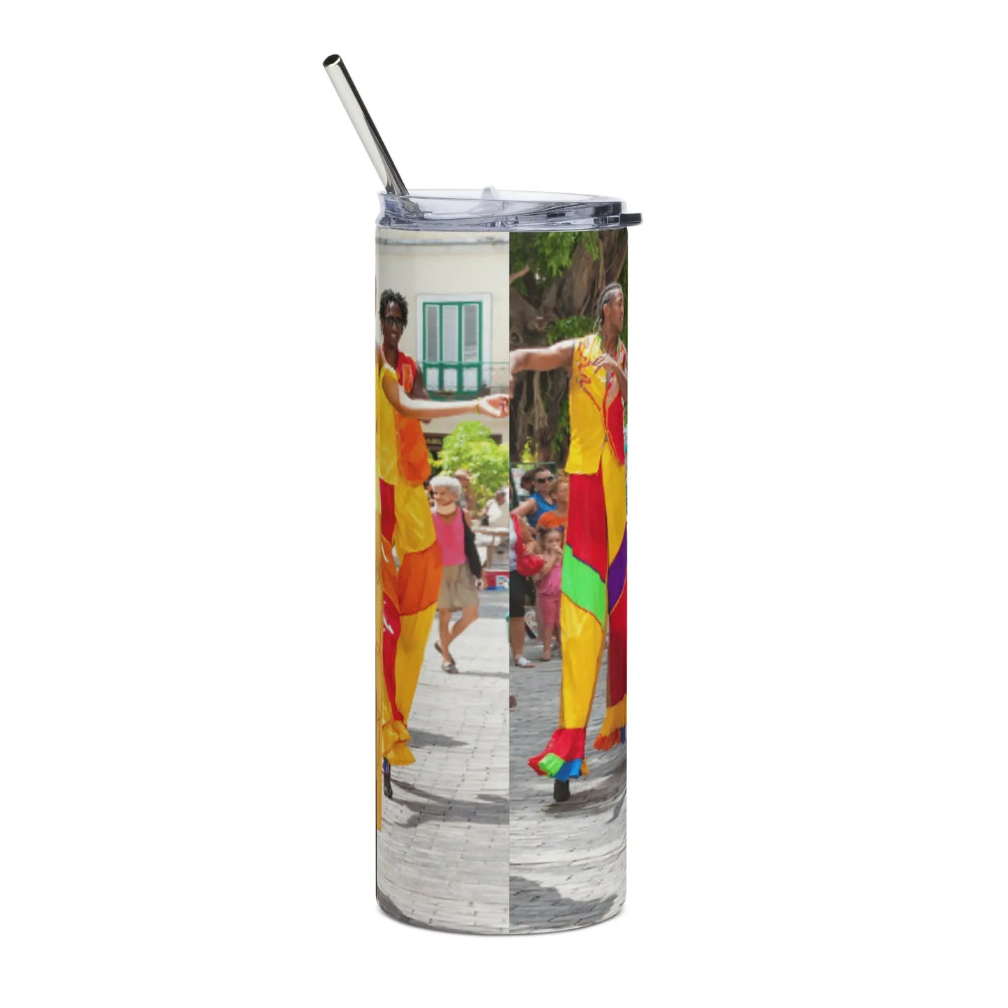 Barbados Souvenir - Holetown Festival Stainless steel tumbler Unique Drinkware Dreams