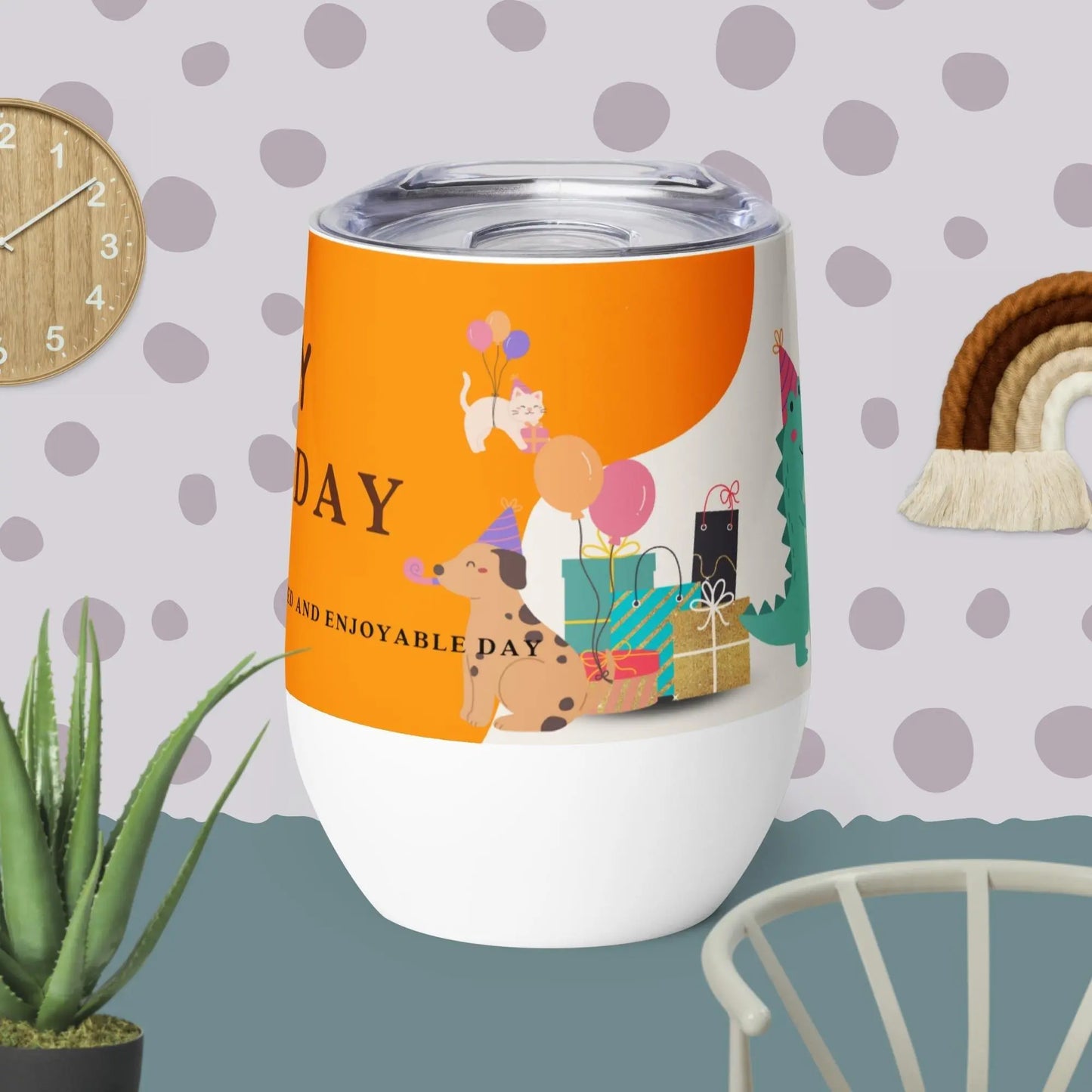 Birthday Kids & Children Decor Wine tumbler Unique Drinkware Dreams
