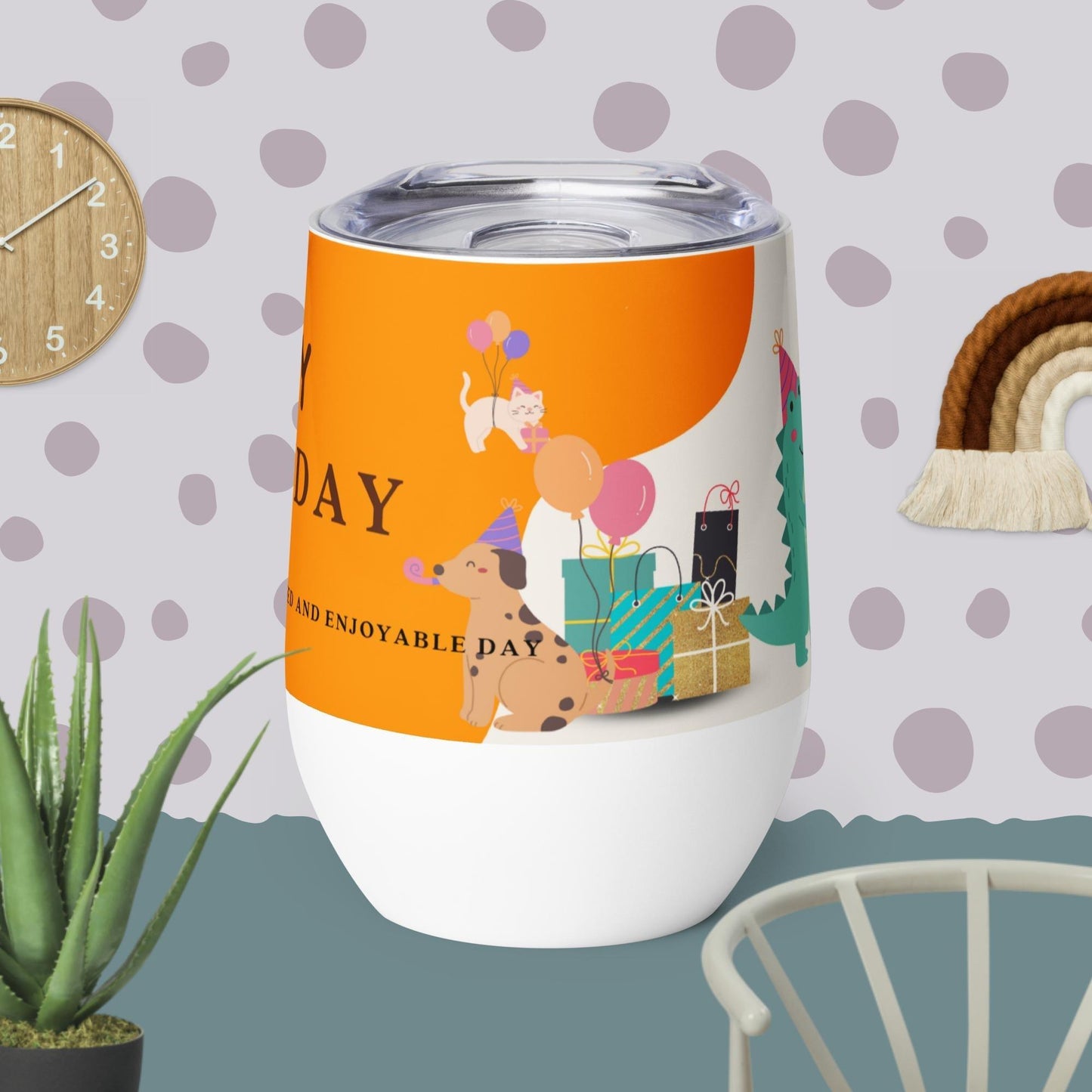 Birthday Kids & Children Decor Wine tumbler