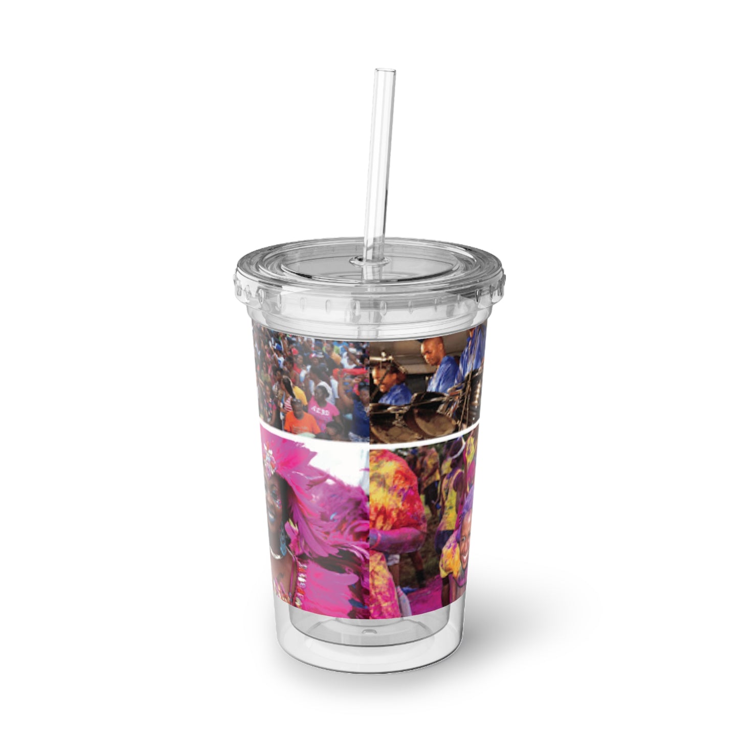 Barbados - Crop Over 'Pandemonium, Foreday Morning, Kadooment Day' Suave Acrylic Tumbler