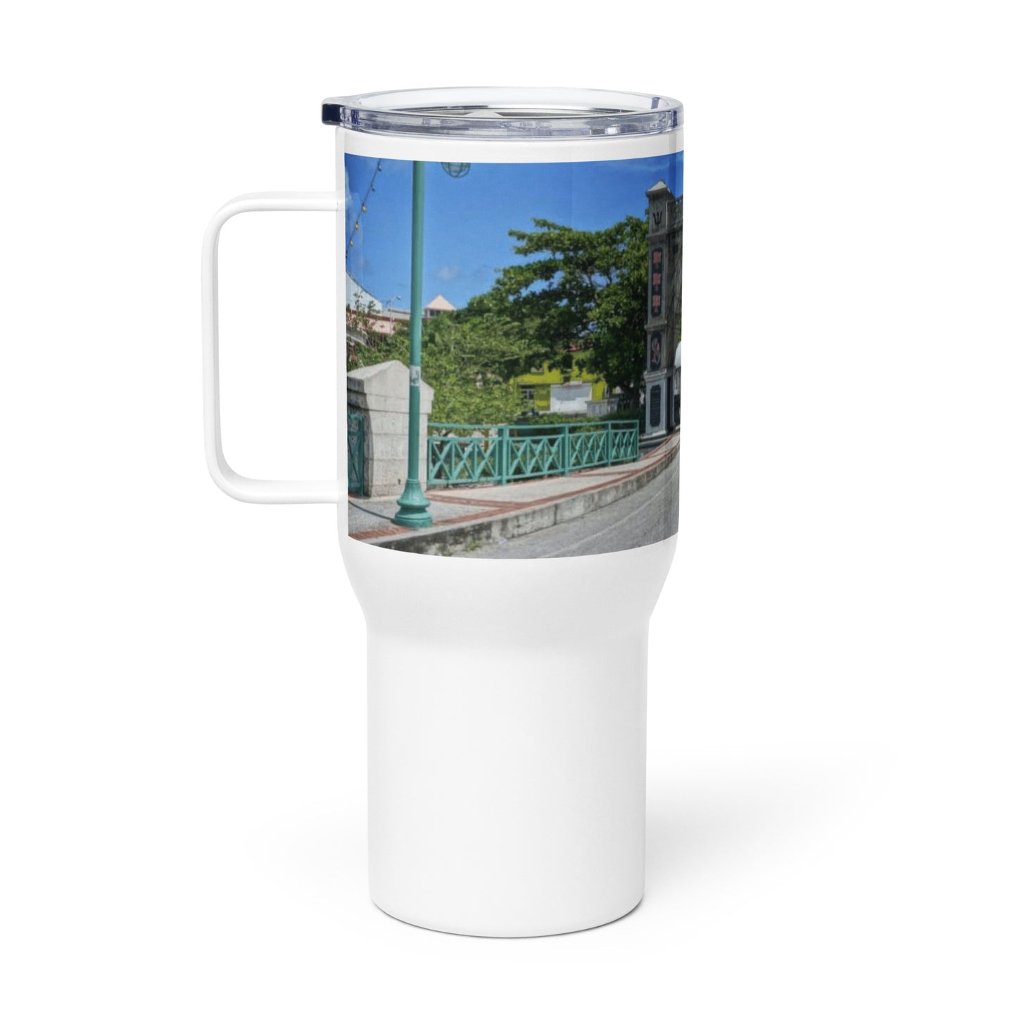 Barbados - Historic Bridgetown Travel mug Unique Drinkware Dreams