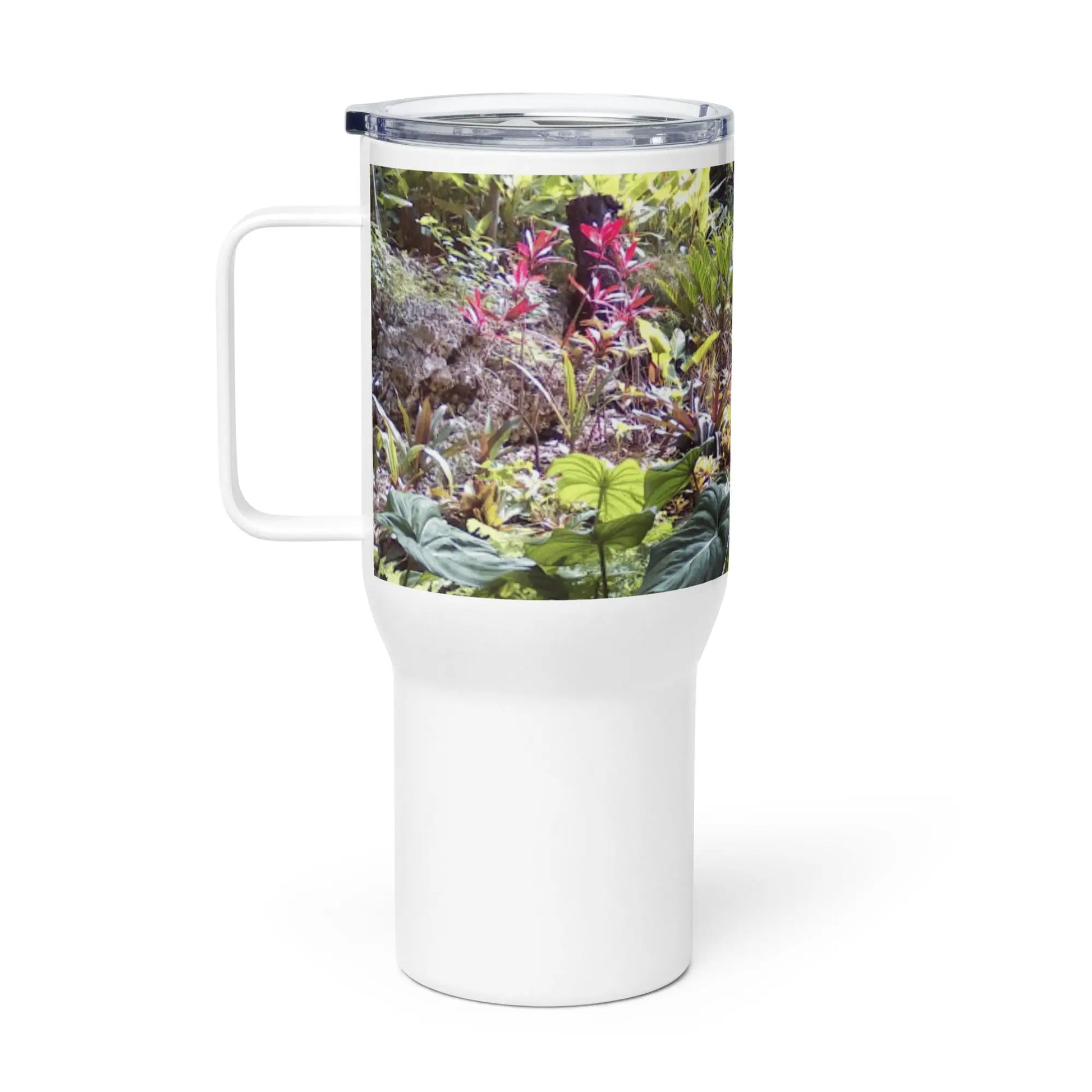 Barbados Souvenir - Andromeda Botanical Garden Travel Mug Unique Drinkware Dreams