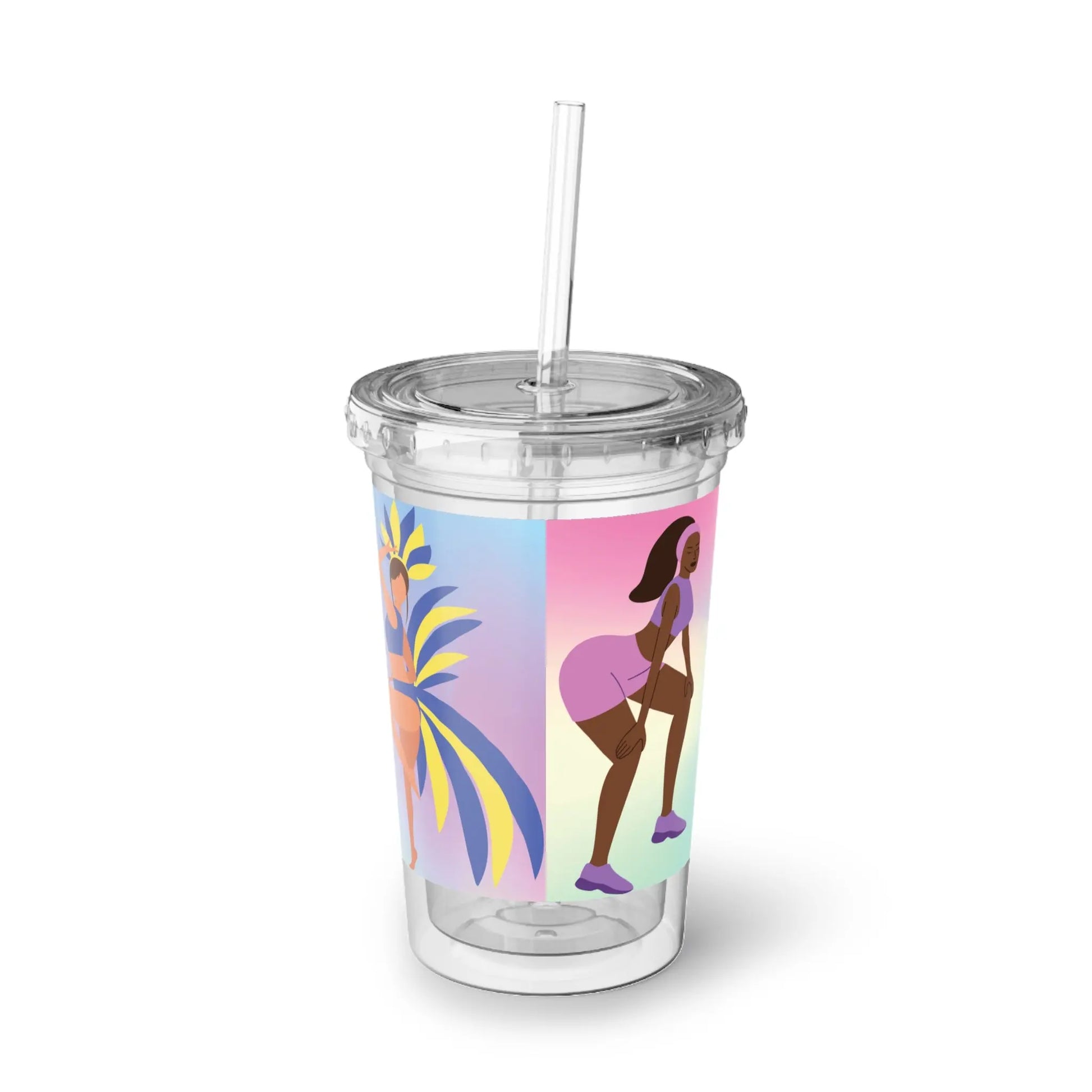 Barbados Souvenir - Crop Over 'The Sweetest Summer Festival' Suave Acrylic Cup Unique Drinkware Dreams