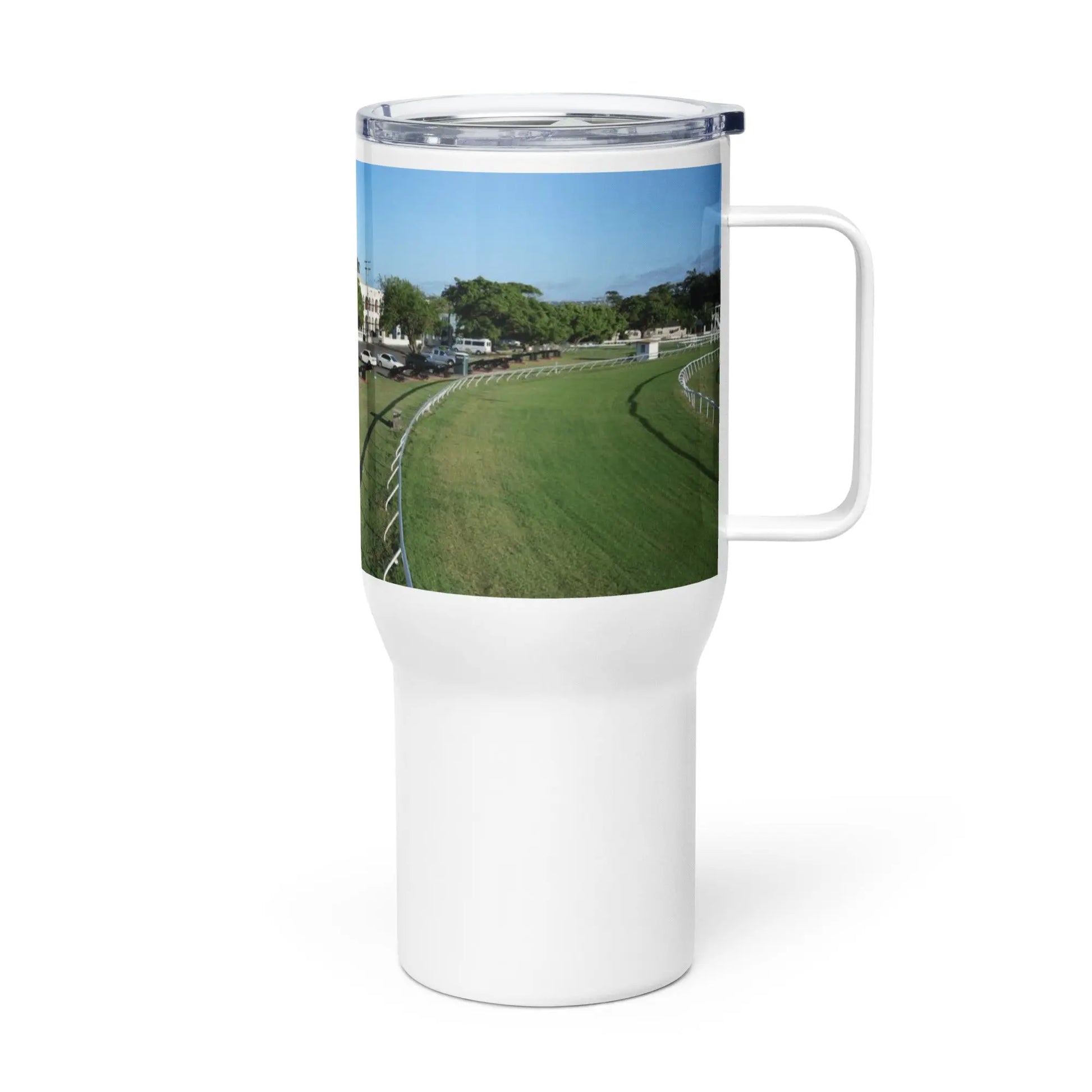 Barbados Souvenir - Garrison Savannah Travel Mug Unique Drinkware Dreams