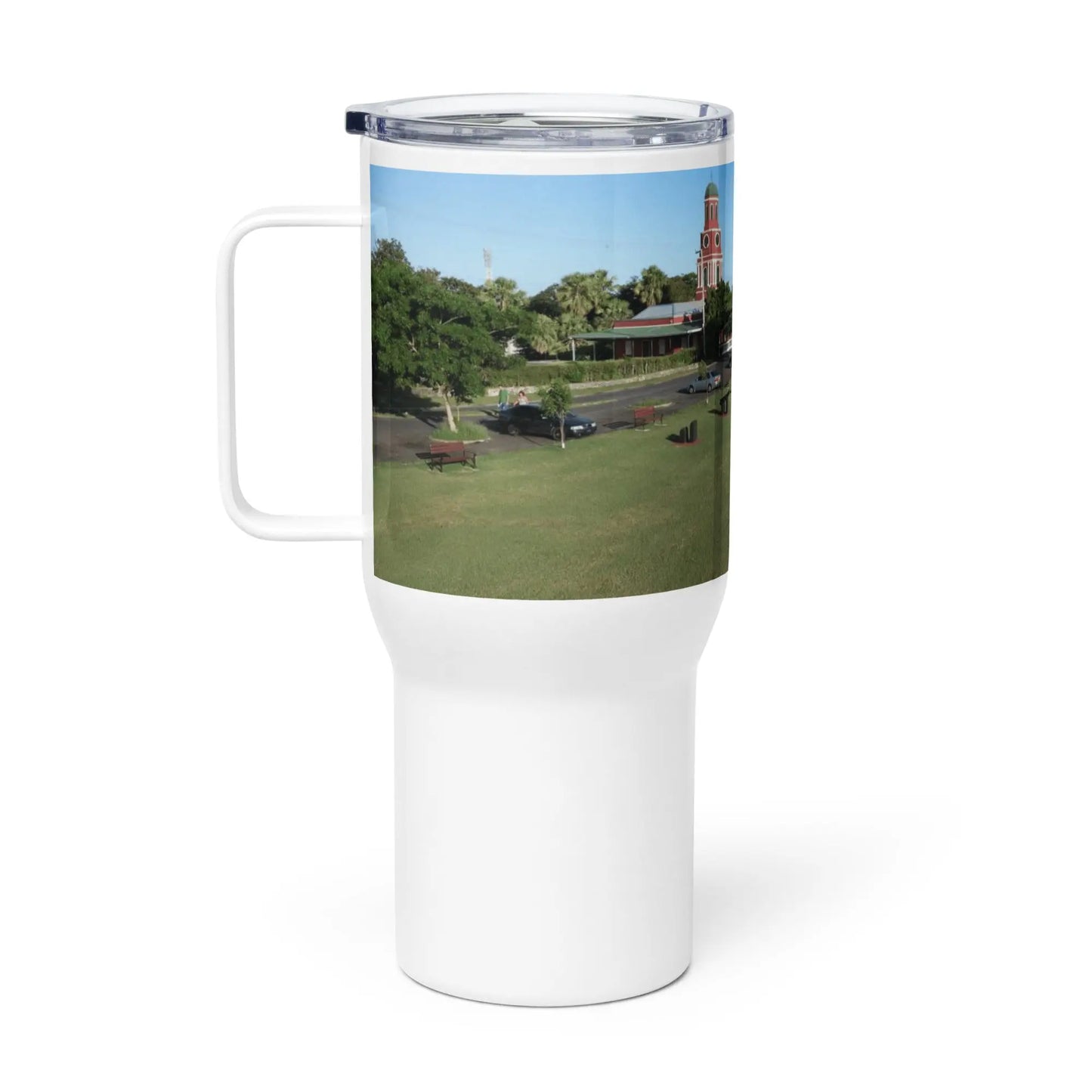 Barbados Souvenir - Garrison Savannah Travel Mug Unique Drinkware Dreams