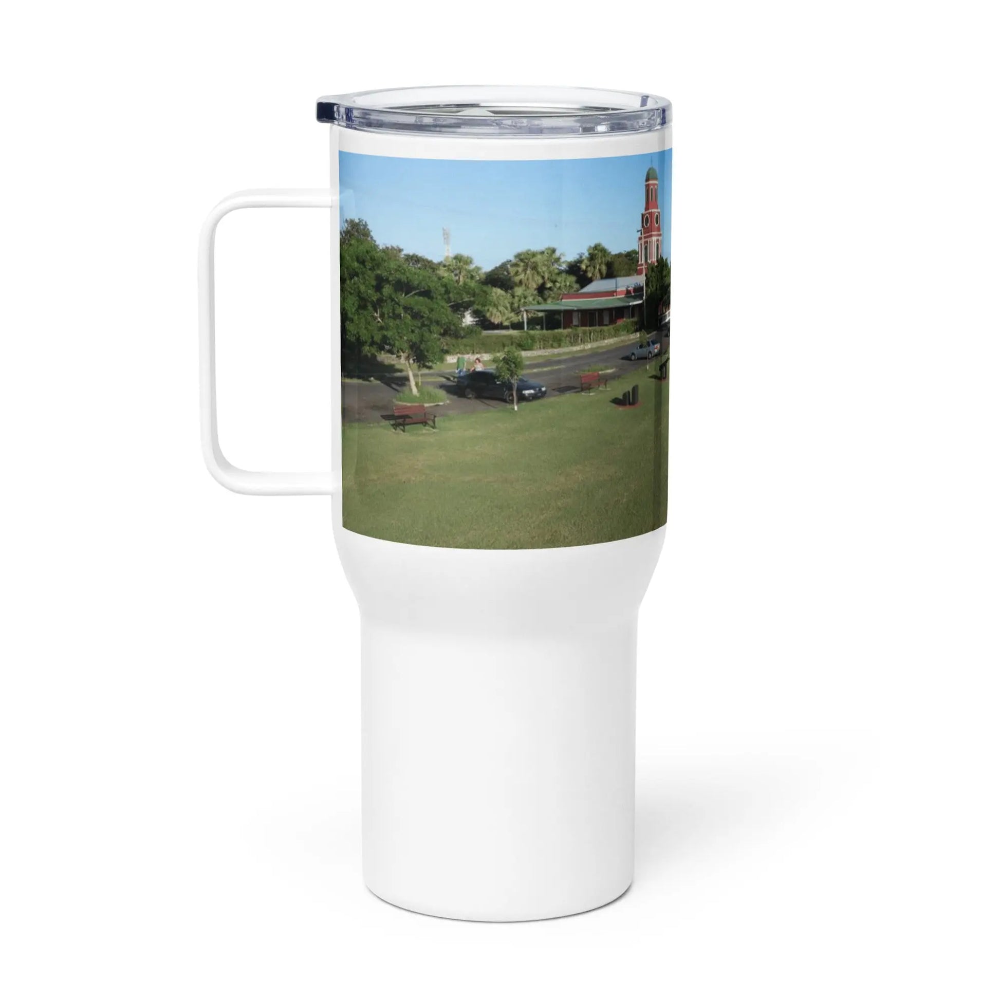 Barbados Souvenir - Garrison Savannah Travel Mug Unique Drinkware Dreams