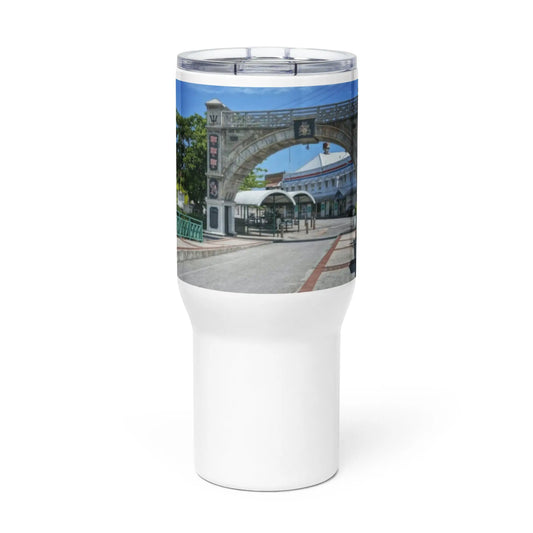 Barbados Souvenir - Historic Bridgetown Travel mug Unique Drinkware Dreams