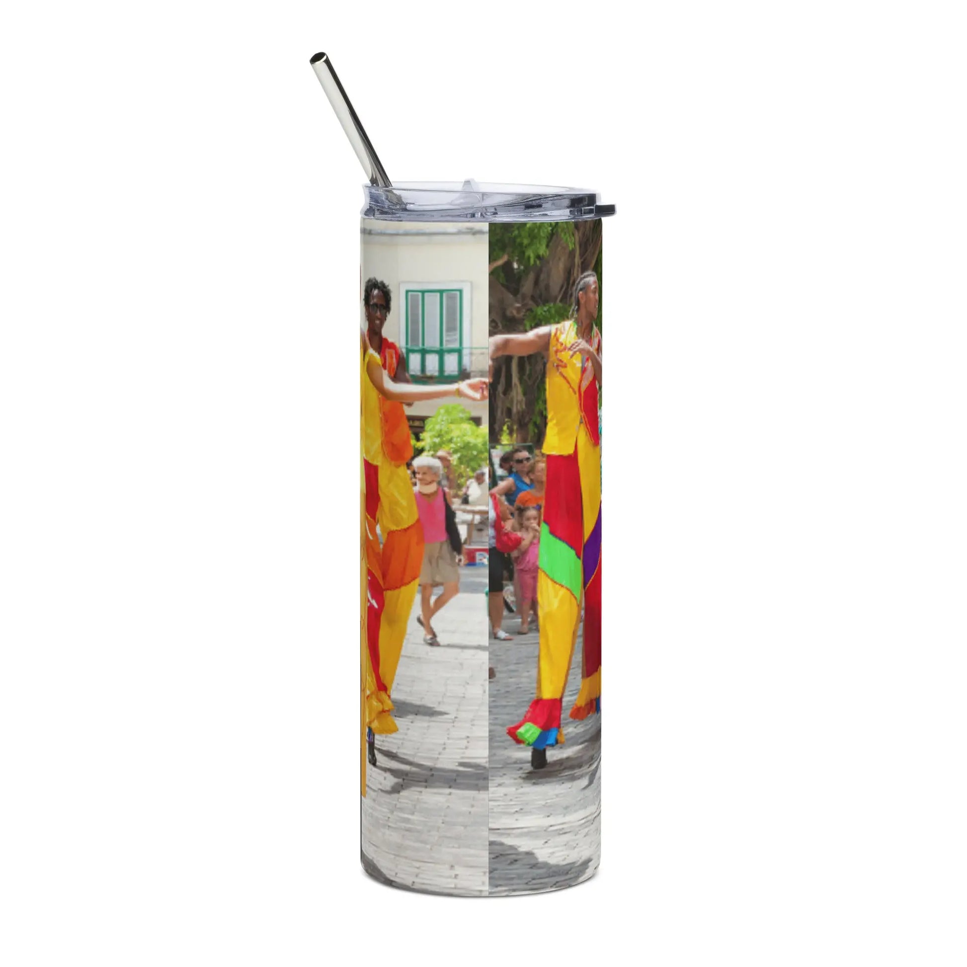 Barbados Souvenir - Holetown Festival Stainless steel tumbler Unique Drinkware Dreams