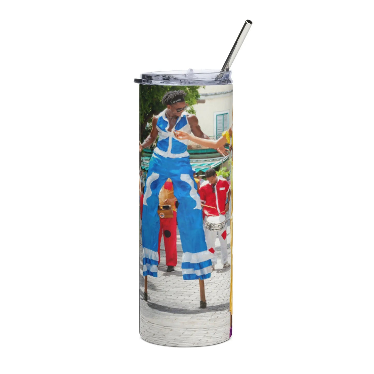 Barbados Souvenir - Holetown Festival Stainless steel tumbler Unique Drinkware Dreams