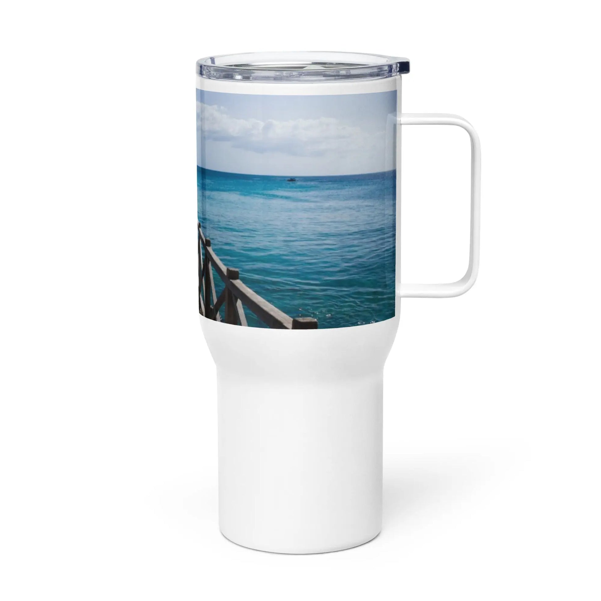 Barbados Souvenir - Speightstown Pier Travel mug Unique Drinkware Dreams