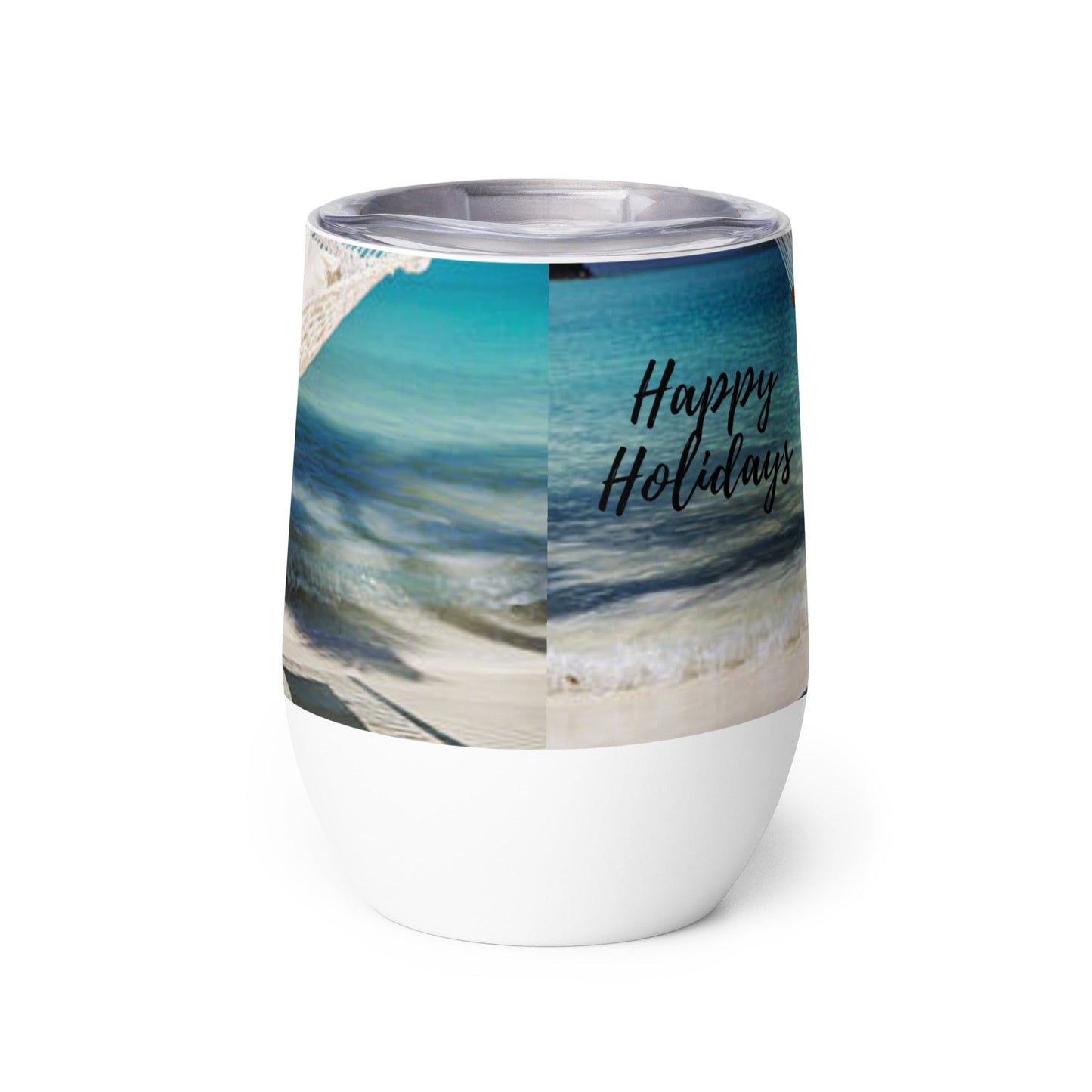 Caribbean Christmas Swaying Hammock tumbler Unique Drinkware Dreams