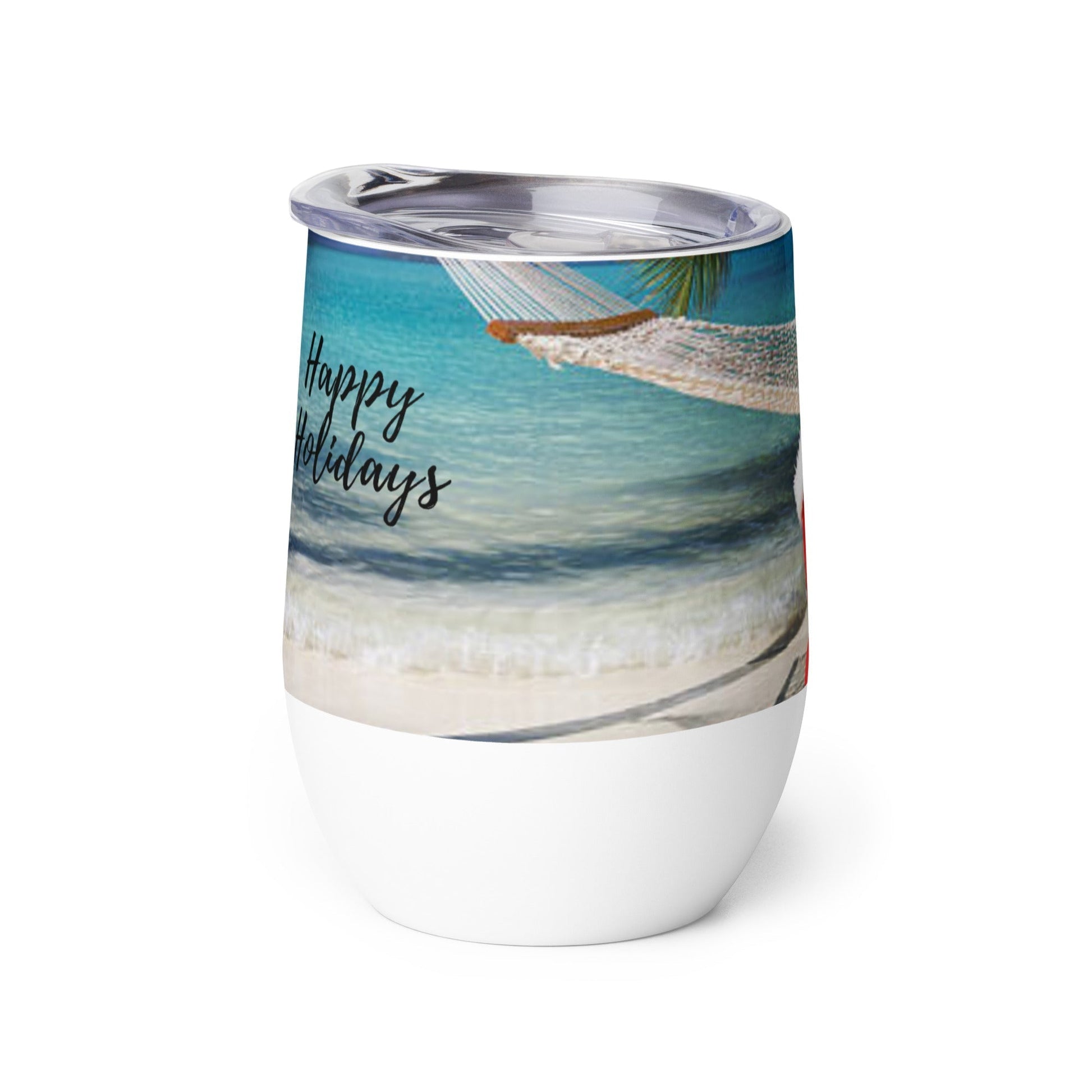 Caribbean Christmas Swaying Hammock tumbler Unique Drinkware Dreams