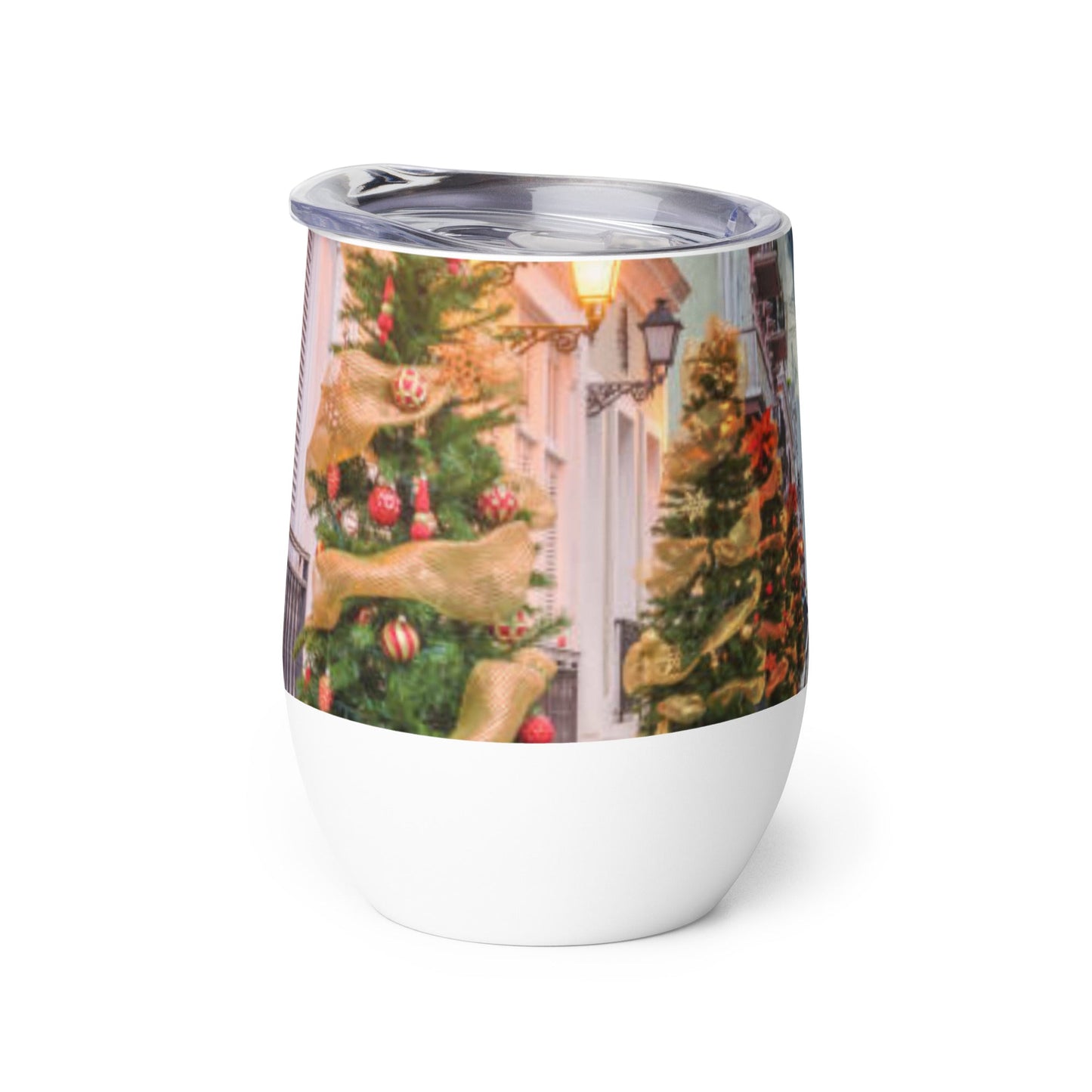 Caribbean Christmas Trees Decorate the Streets tumbler Unique Drinkware Dreams