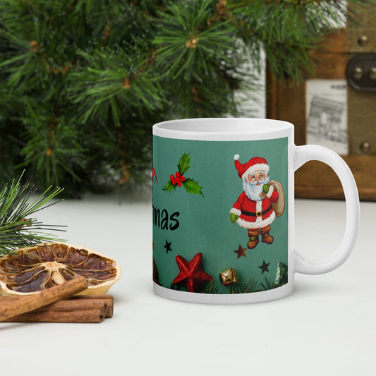 Christmas Assorted Fixtures White glossy mug Unique Drinkware Dreams