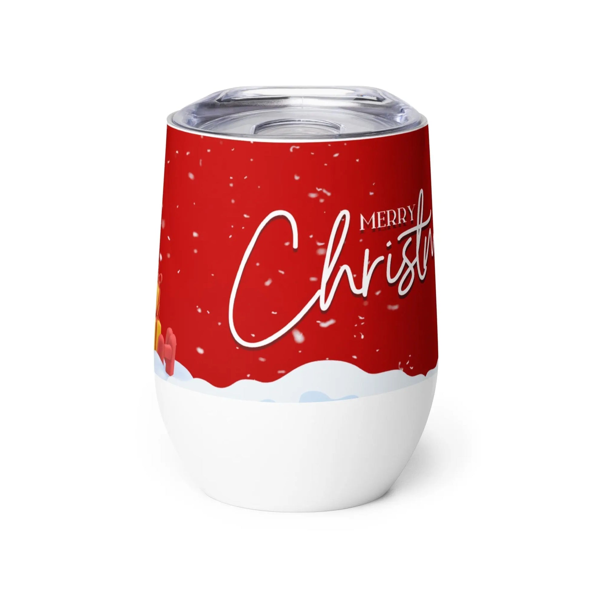 Christmas Snowman Wine tumbler Unique Drinkware Dreams