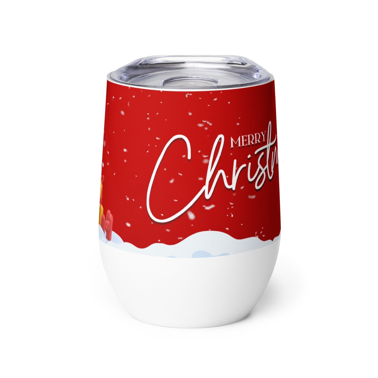 Christmas Snowman Wine tumbler Unique Drinkware Dreams