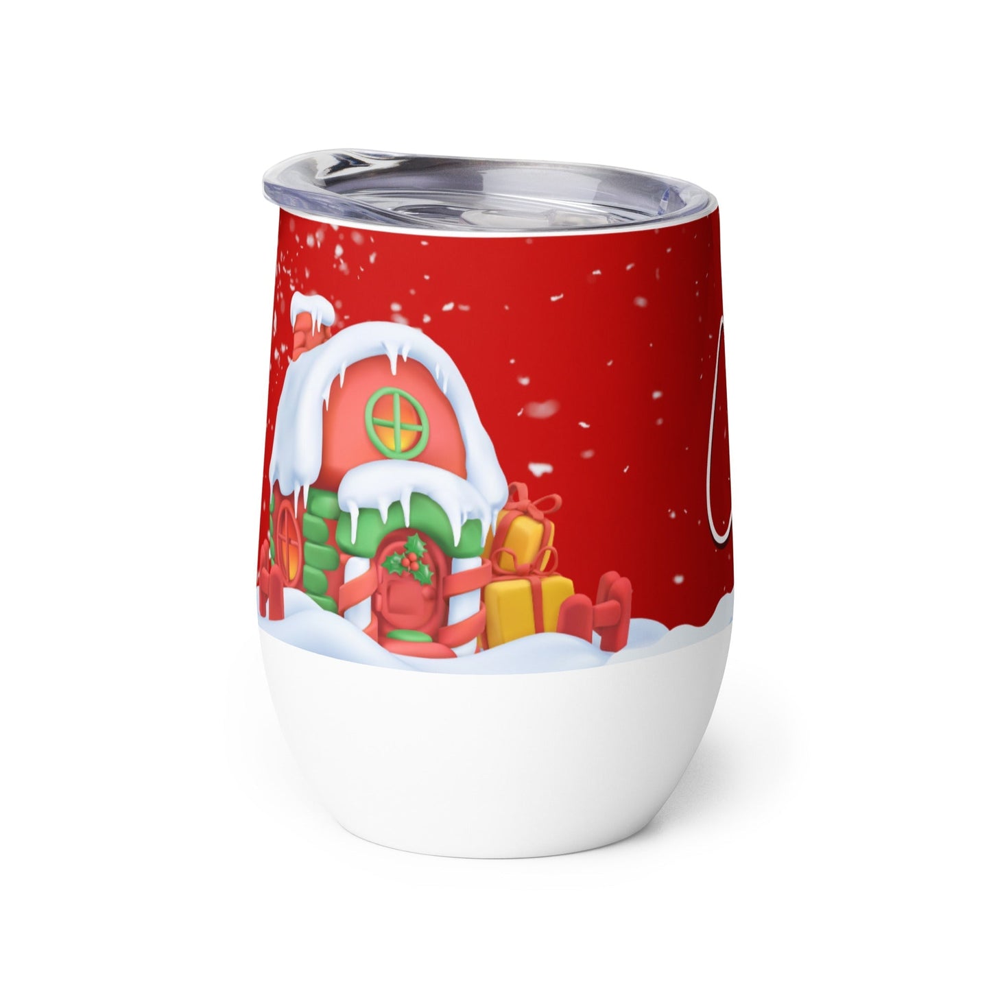 Christmas Snowman Wine tumbler Unique Drinkware Dreams