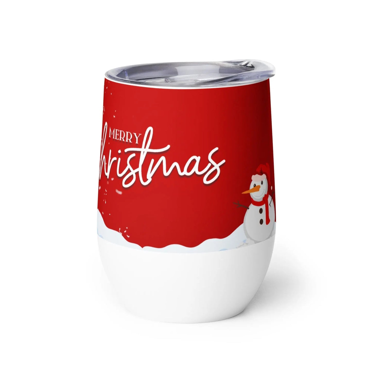 Christmas Snowman Wine tumbler Unique Drinkware Dreams