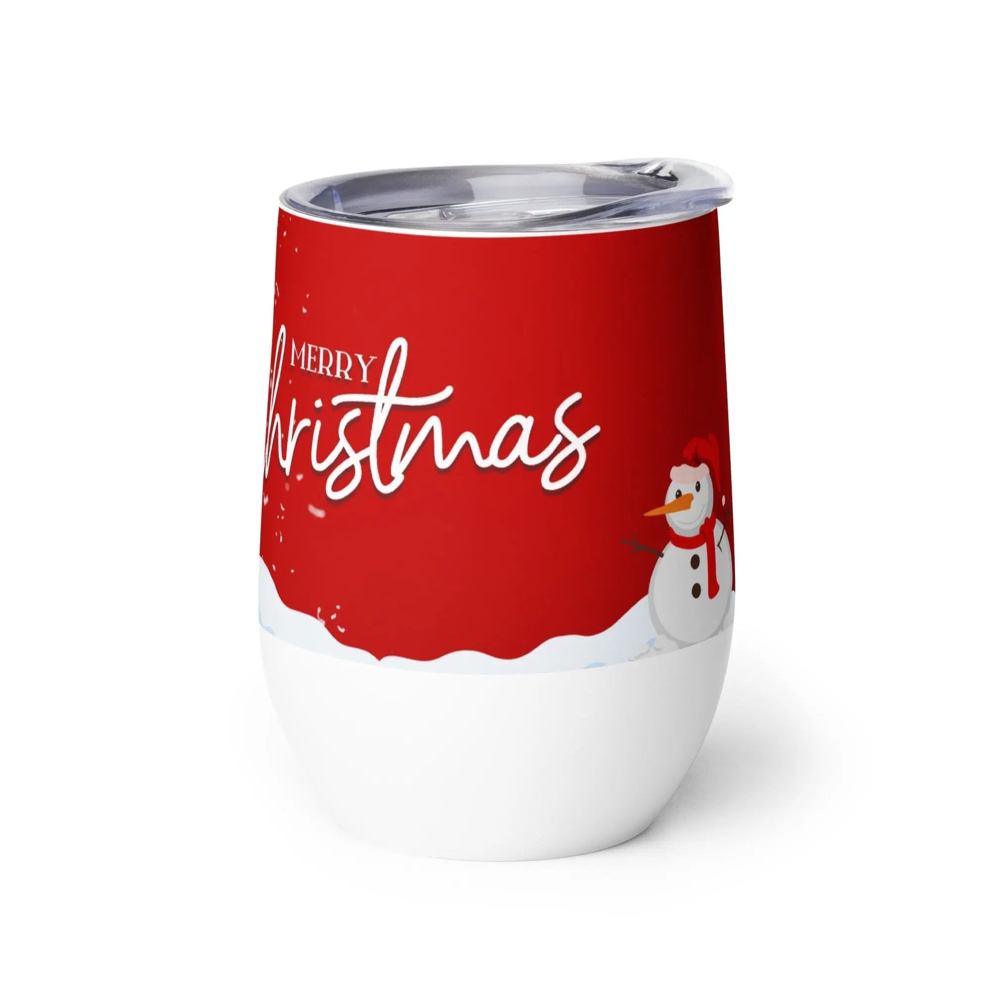 Christmas Snowman Wine tumbler Unique Drinkware Dreams