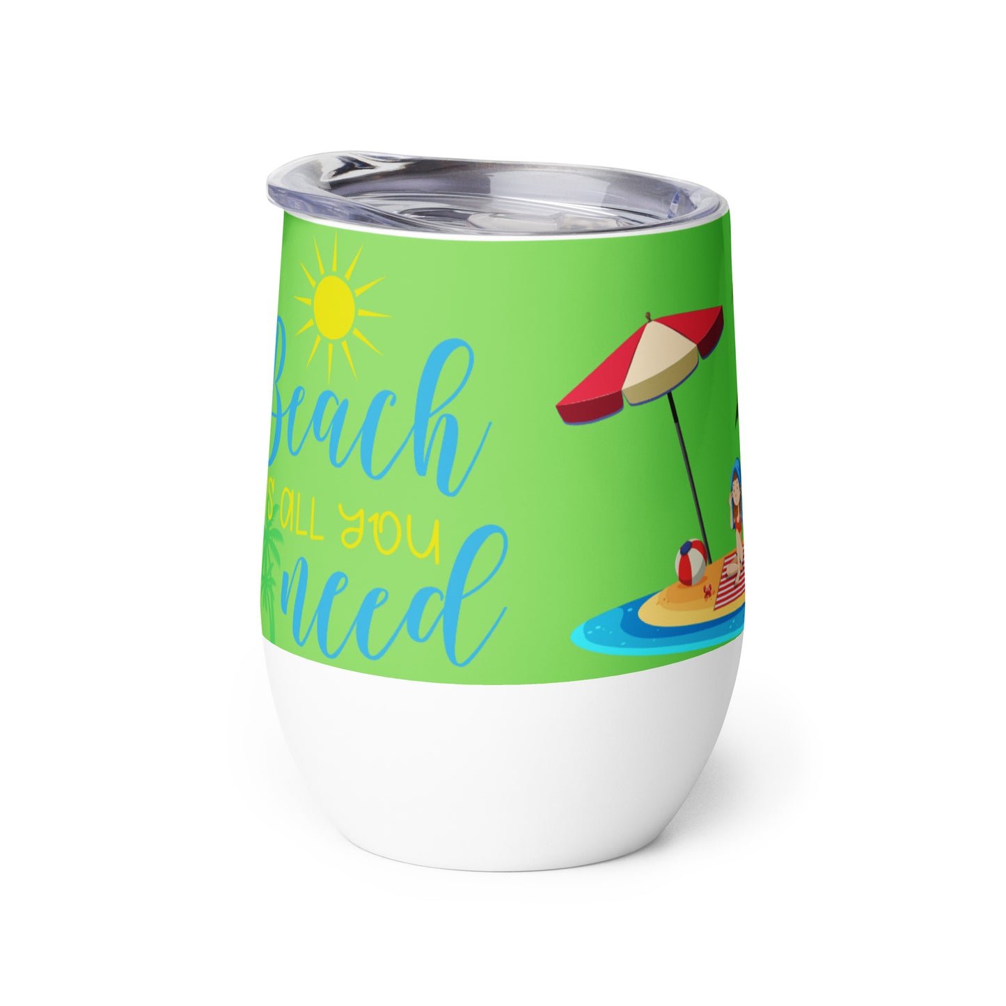 Cruising Time - Beach is all you need Tumbler Unique Drinkware Dreams