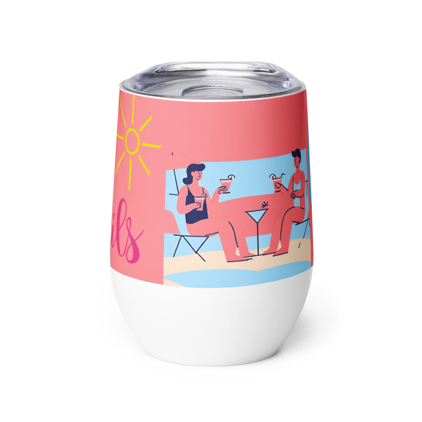 Cruising Time - Sun, Sand & Cocktails Tumbler Unique Drinkware Dreams