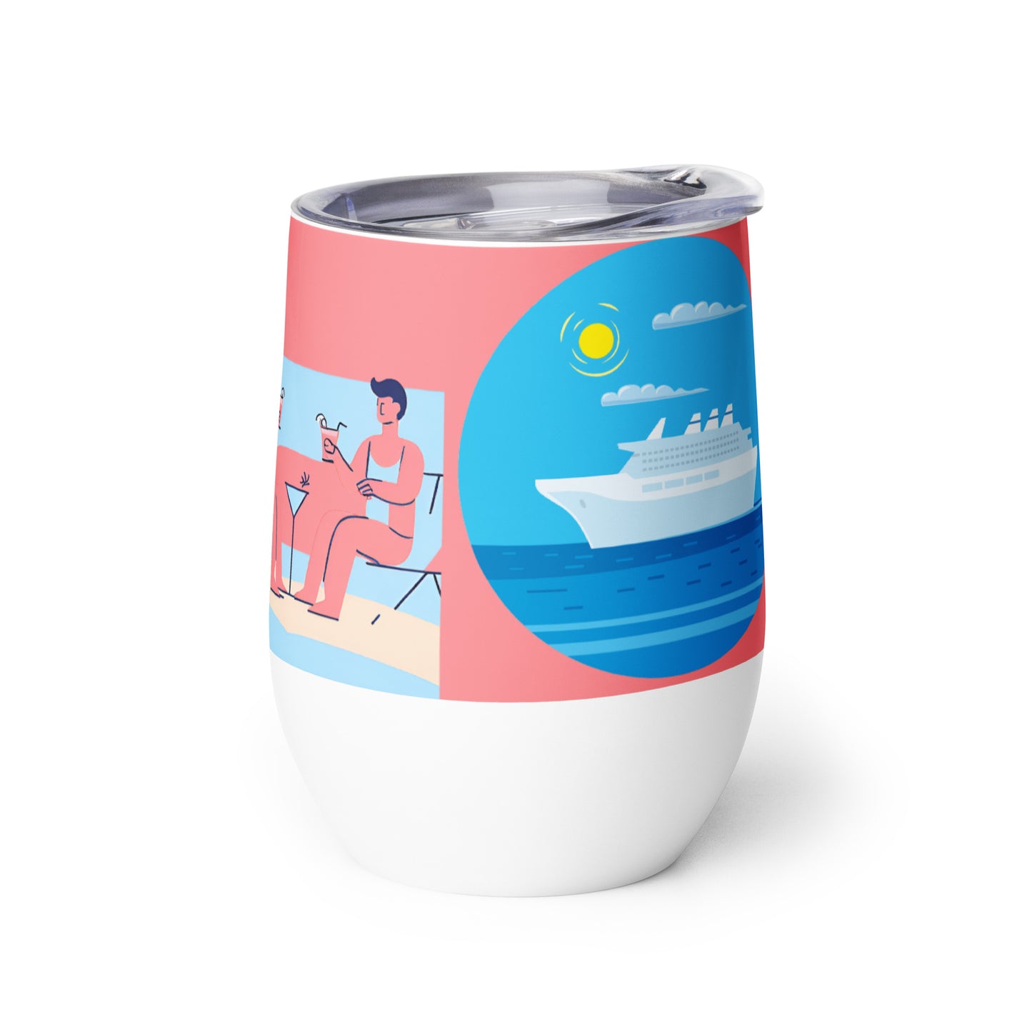 Cruising Time - Sun, Sand & Cocktails Tumbler Unique Drinkware Dreams