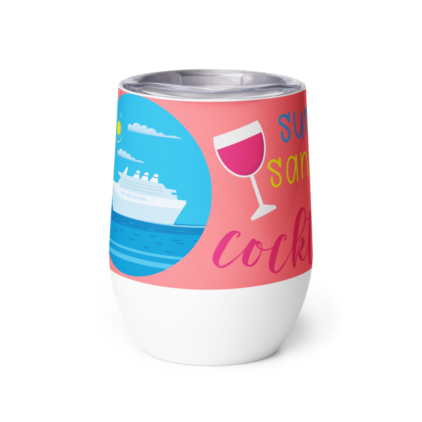 Cruising Time - Sun, Sand & Cocktails Tumbler Unique Drinkware Dreams