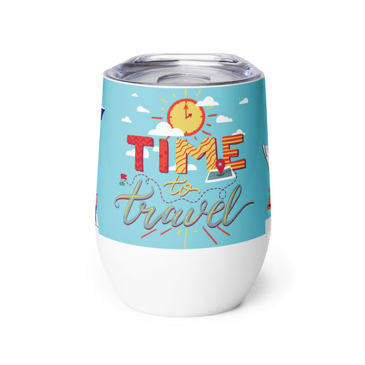 Cruising Time - Time To Travel Tumbler Unique Drinkware Dreams