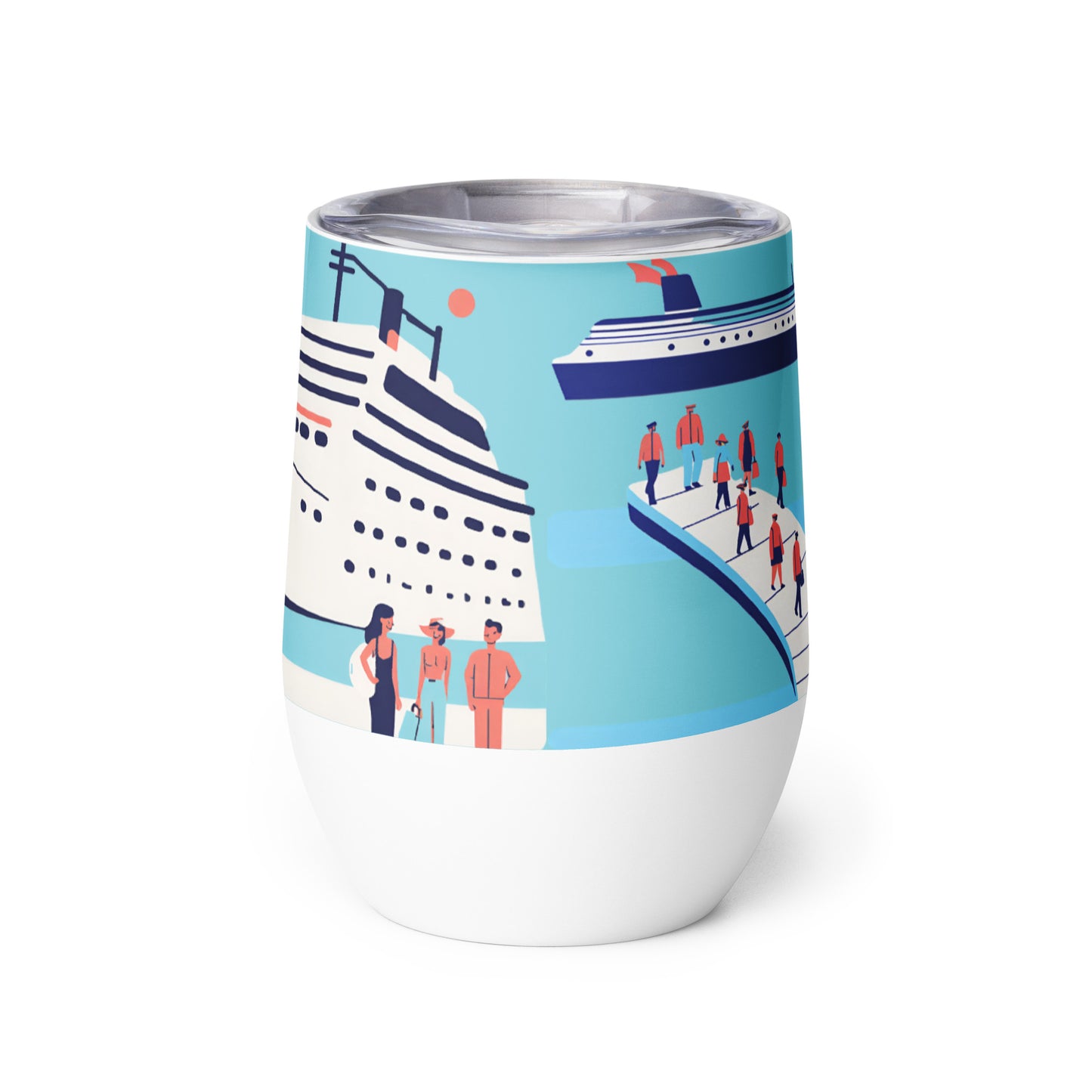 Cruising Time - Time To Travel Tumbler Unique Drinkware Dreams