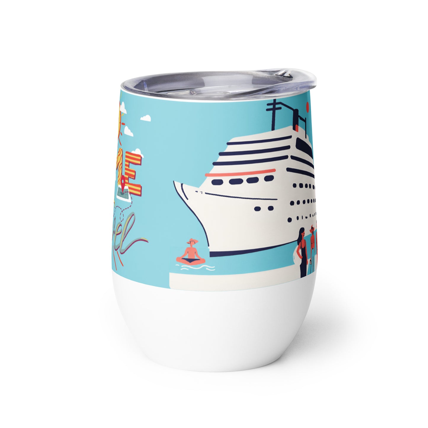 Cruising Time - Time To Travel Tumbler Unique Drinkware Dreams