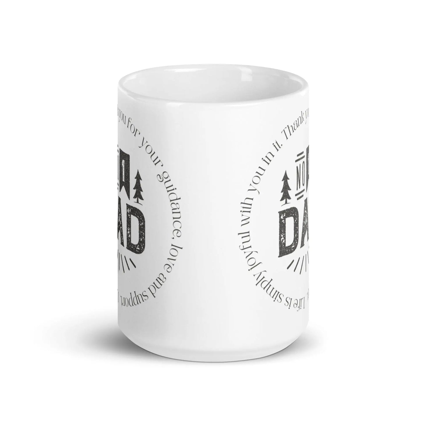 Fathers Day Number One Dad White glossy mug Unique Drinkware Dreams