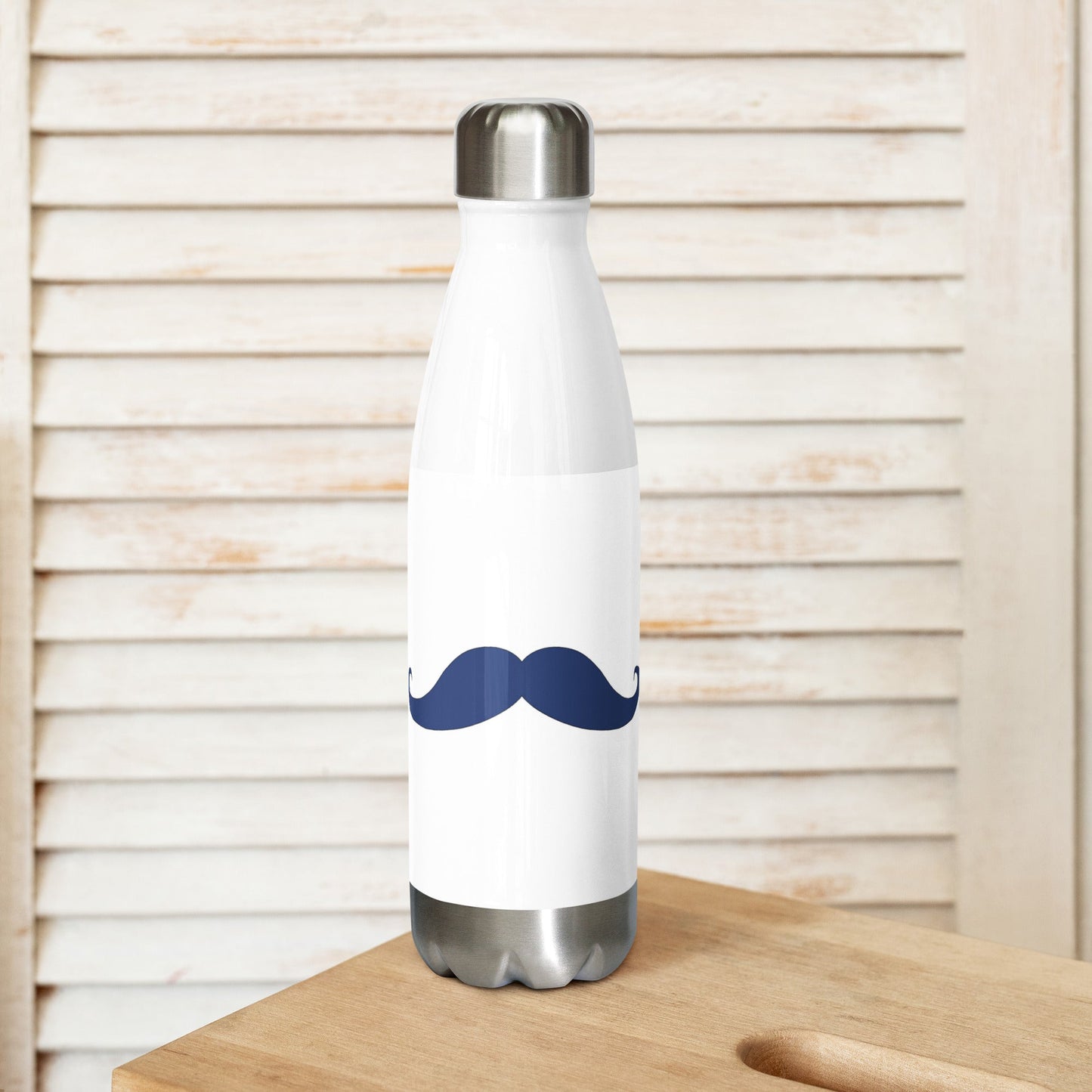 Fathers Moustache Stainless steel water bottle Unique Drinkware Dreams