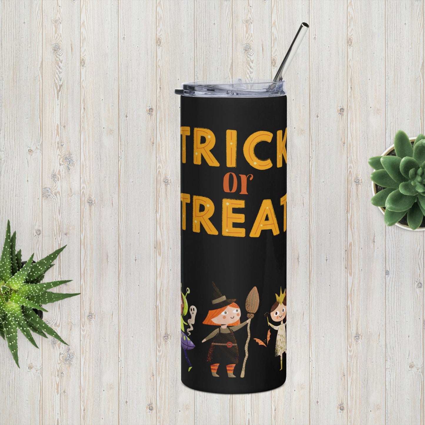 Halloween Children Trick or Treat Stainless steel tumbler Unique Drinkware Dreams