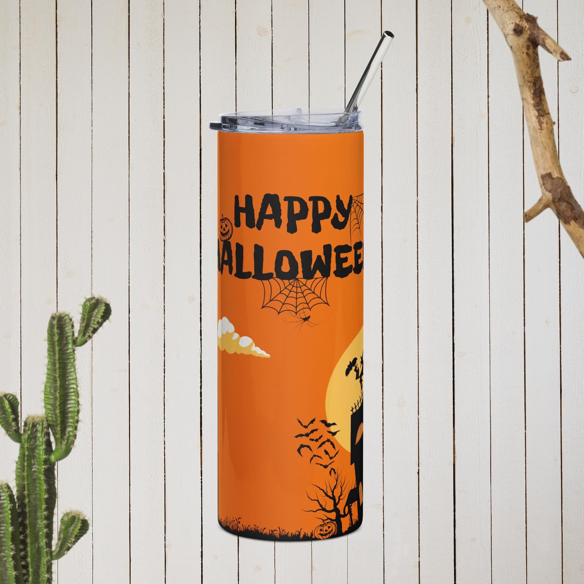 Halloween Entangled Stainless steel tumbler Unique Drinkware Dreams