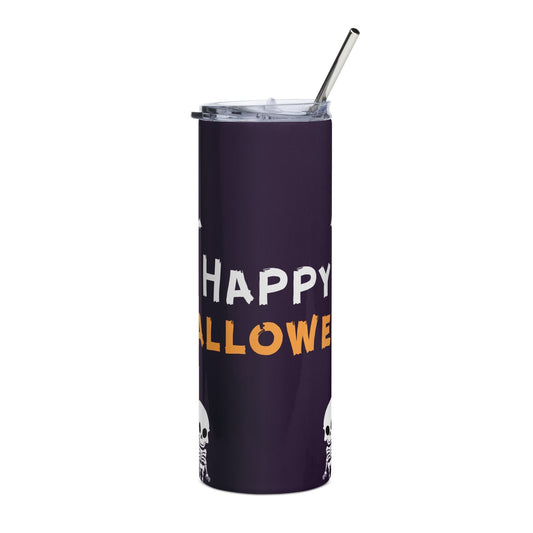 Happy Halloween Spider Web Stainless steel tumbler Unique Drinkware Dreams