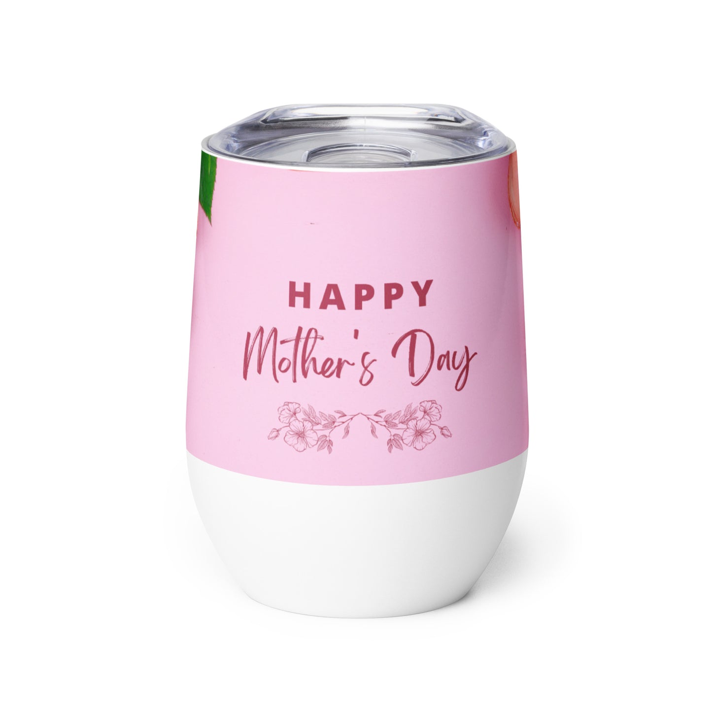 Happy Mother's Day 'Flowers and Macaroons' Tumbler Unique Drinkware Dreams