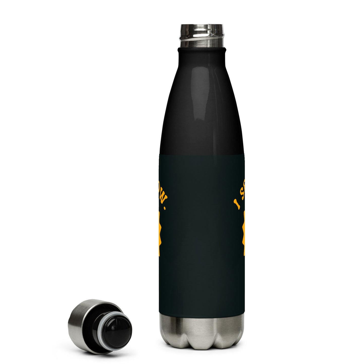 Inspirational 'I See. I know. I hear. I can do it. Stainless steel water bottle Unique Drinkware Dreams