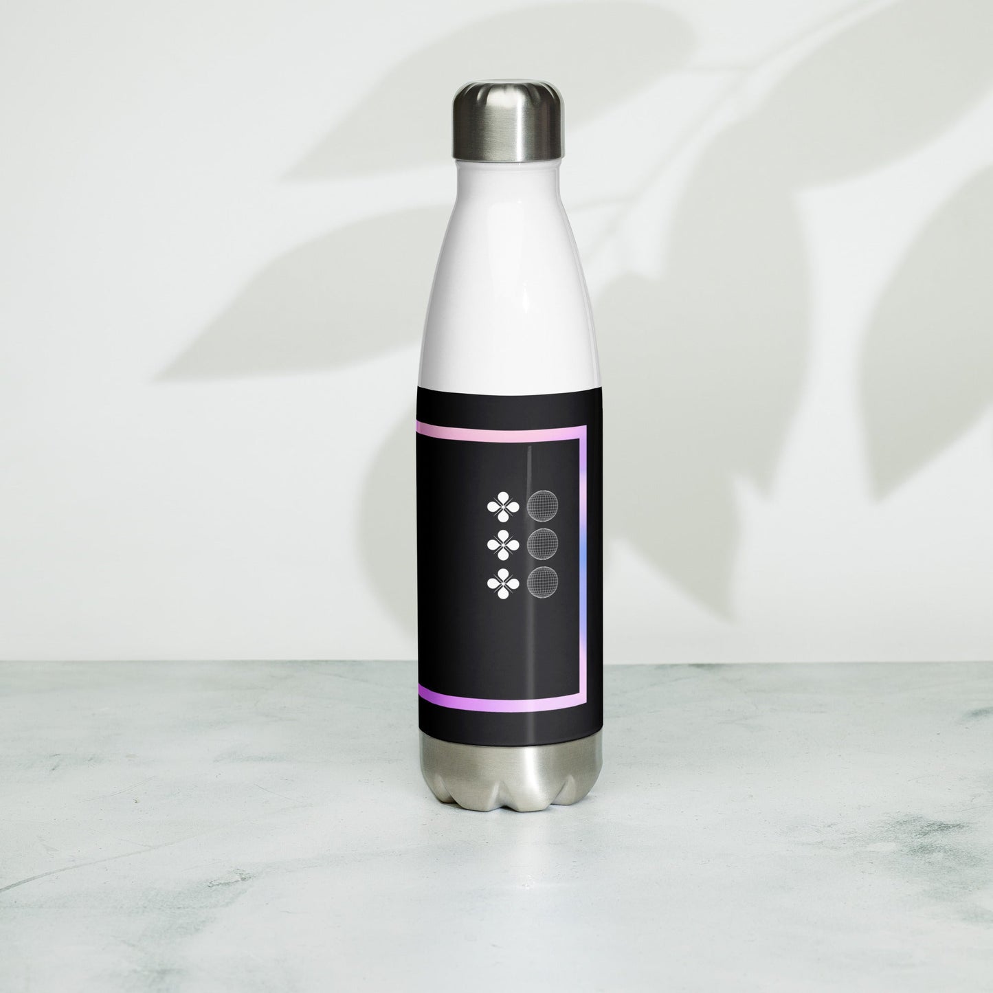 Inspirational 'Just Keep Moving Forward' Stainless steel water bottle Unique Drinkware Dreams