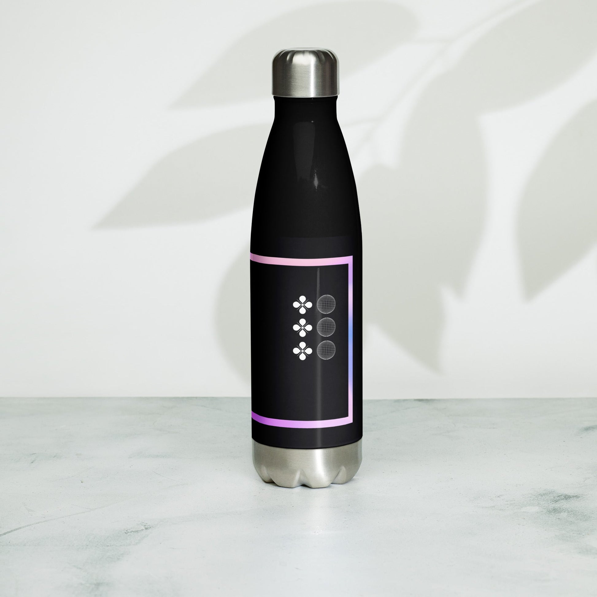 Inspirational 'Just Keep Moving Forward' Stainless steel water bottle Unique Drinkware Dreams