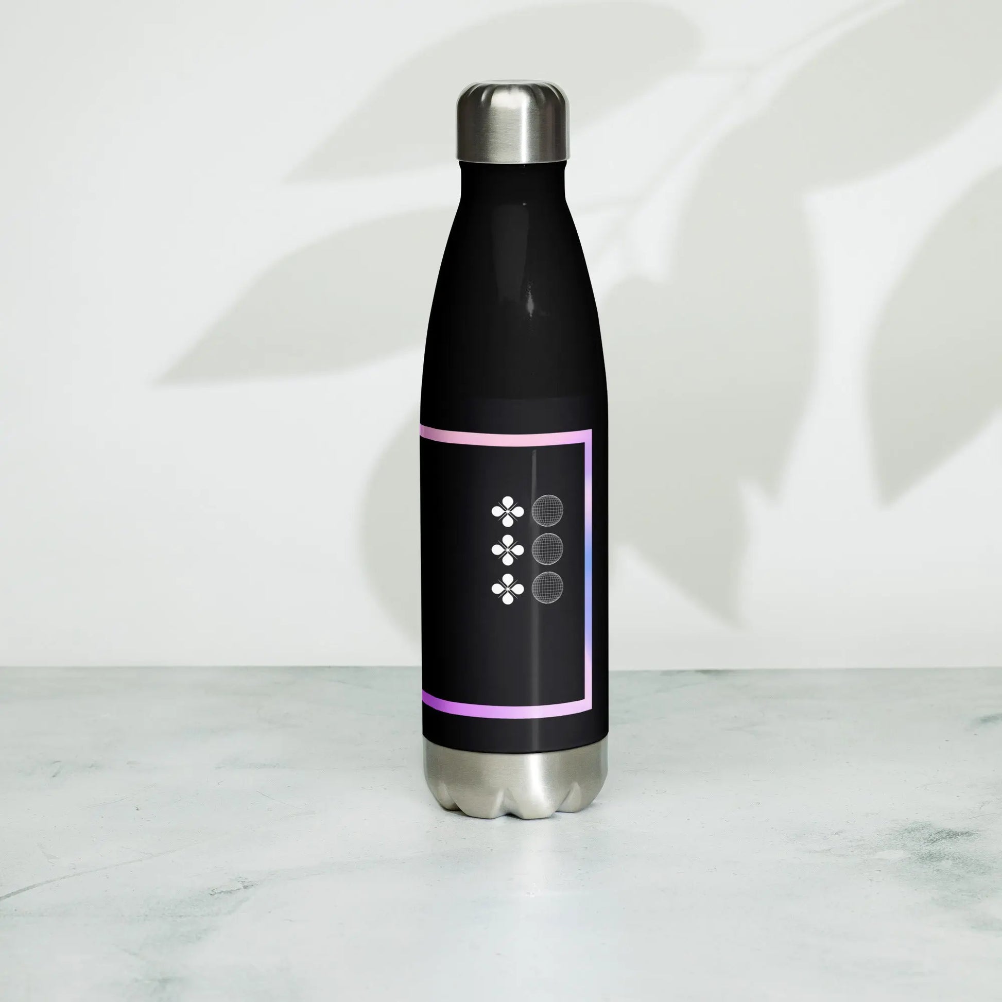 Inspirational 'Just Keep Moving Forward' Stainless steel water bottle Unique Drinkware Dreams