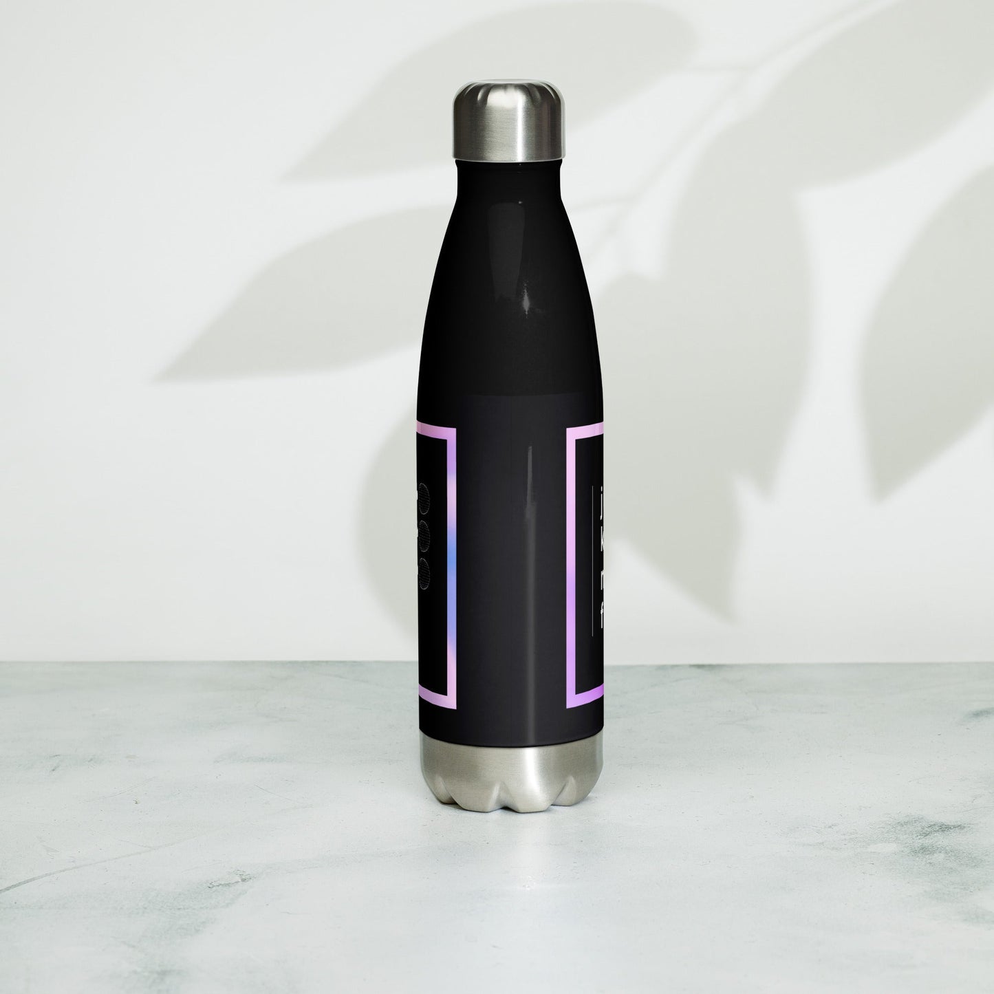 Inspirational 'Just Keep Moving Forward' Stainless steel water bottle Unique Drinkware Dreams