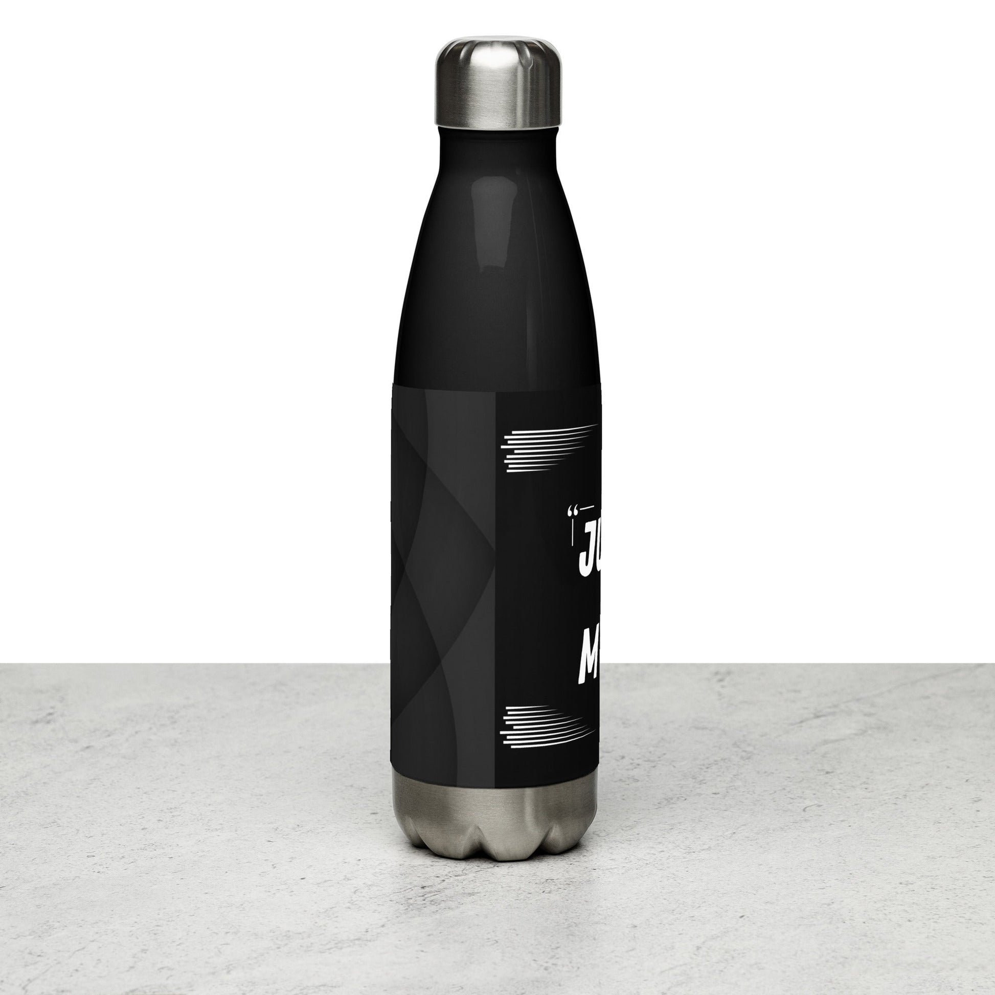 Inspirational 'Just Living My Best Life' Stainless steel water bottle Unique Drinkware Dreams