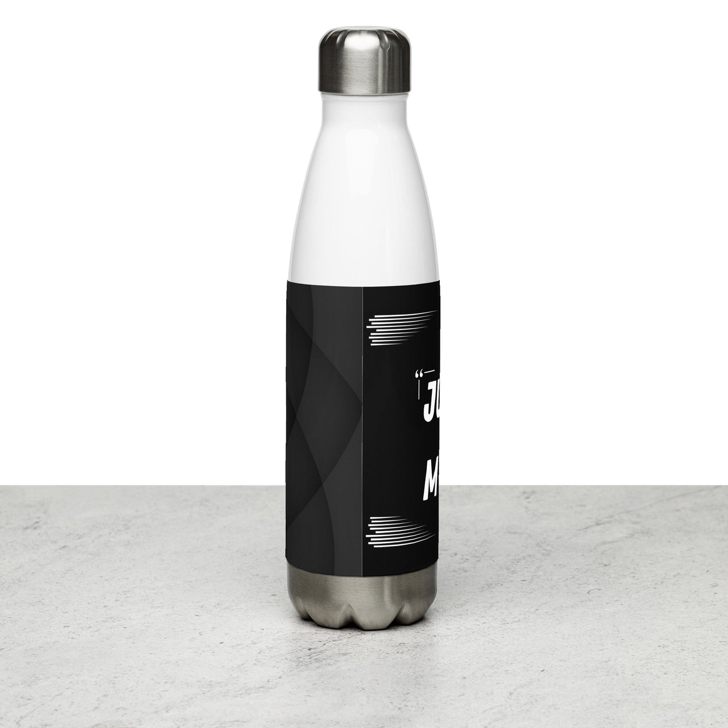 Inspirational 'Just Living My Best Life' Stainless steel water bottle Unique Drinkware Dreams