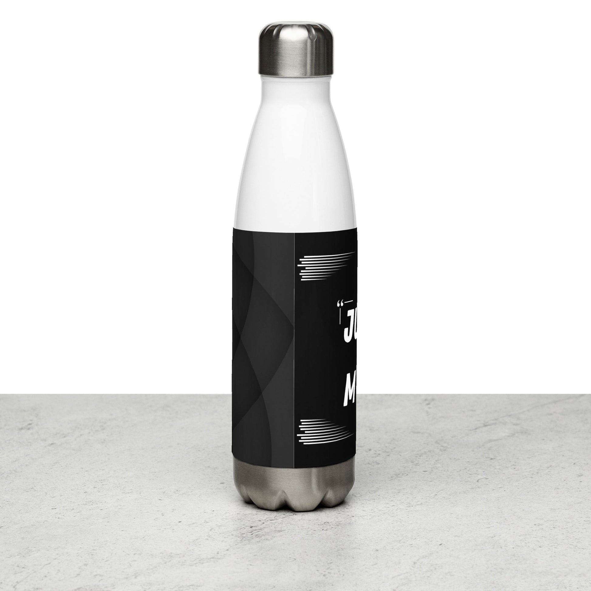 Inspirational 'Just Living My Best Life' Stainless steel water bottle Unique Drinkware Dreams