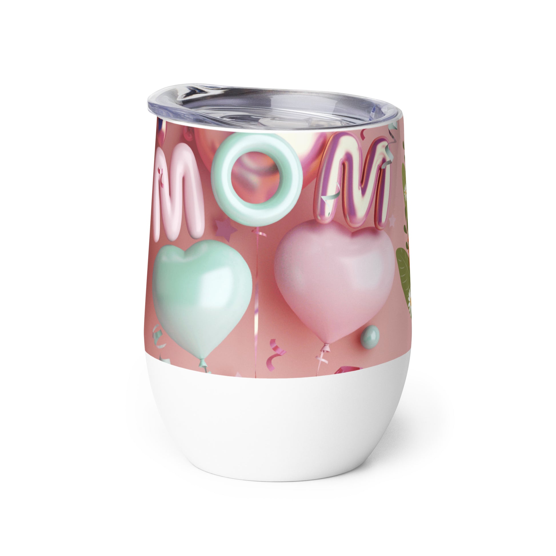 Mother's Day Mom We Love You Wine tumbler Unique Drinkware Dreams