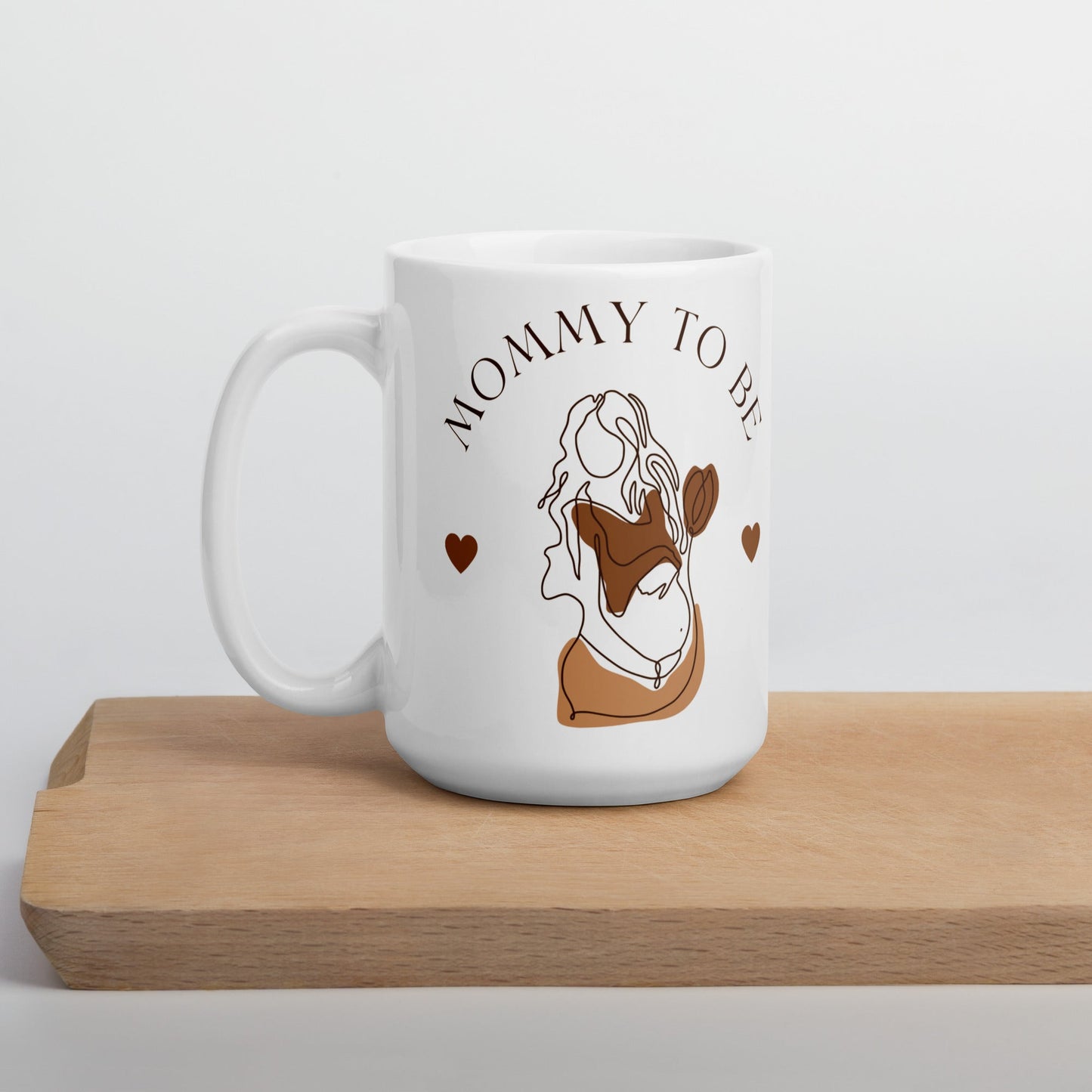 Mothers Mommy To Be White glossy mug Unique Drinkware Dreams