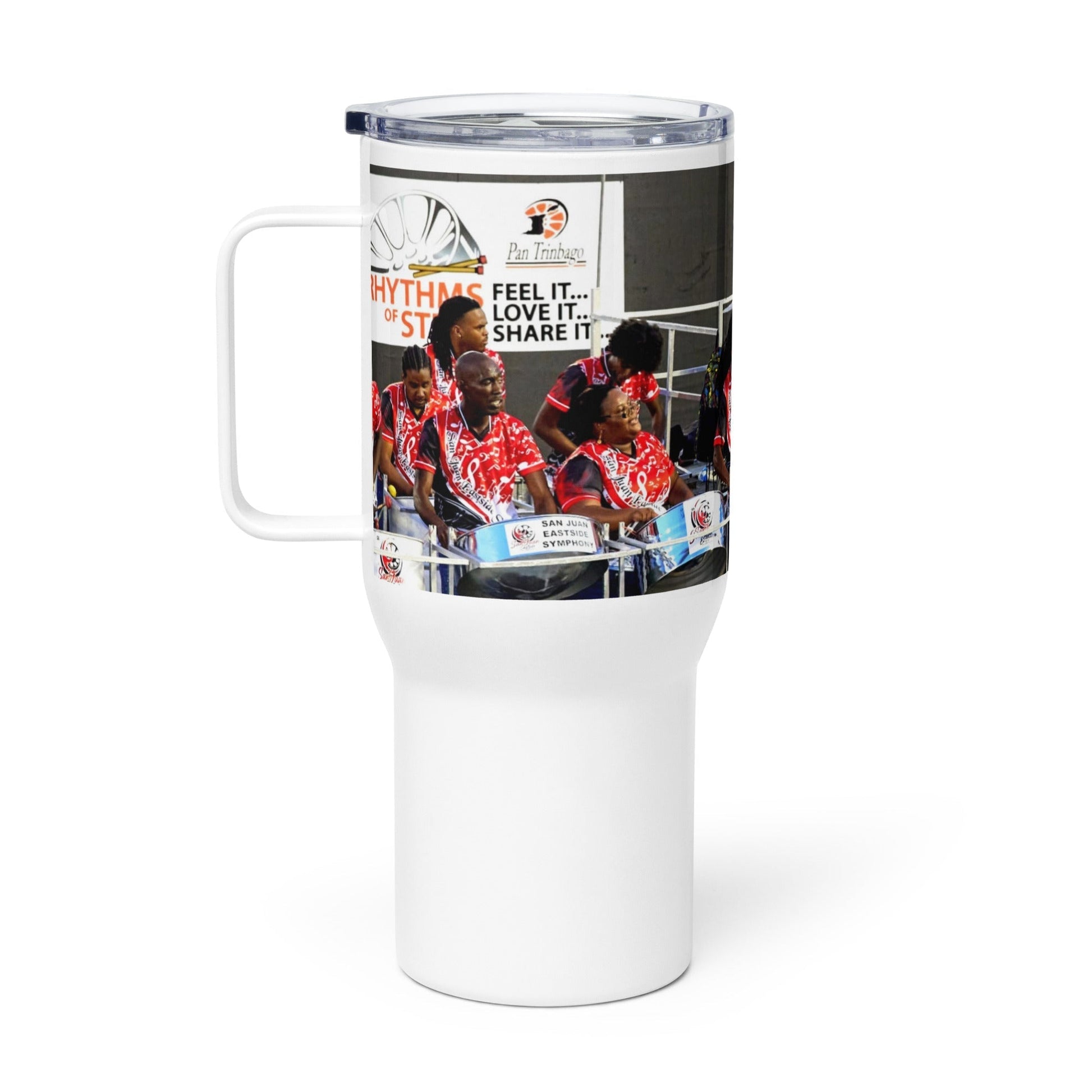 Trinidad Carnival Massy All Stars 2 Travel mug with a handle Unique Drinkware Dreams