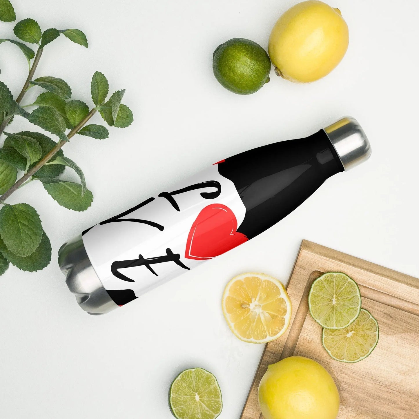 Valentines Day L O V E Stainless steel water bottle Unique Drinkware Dreams