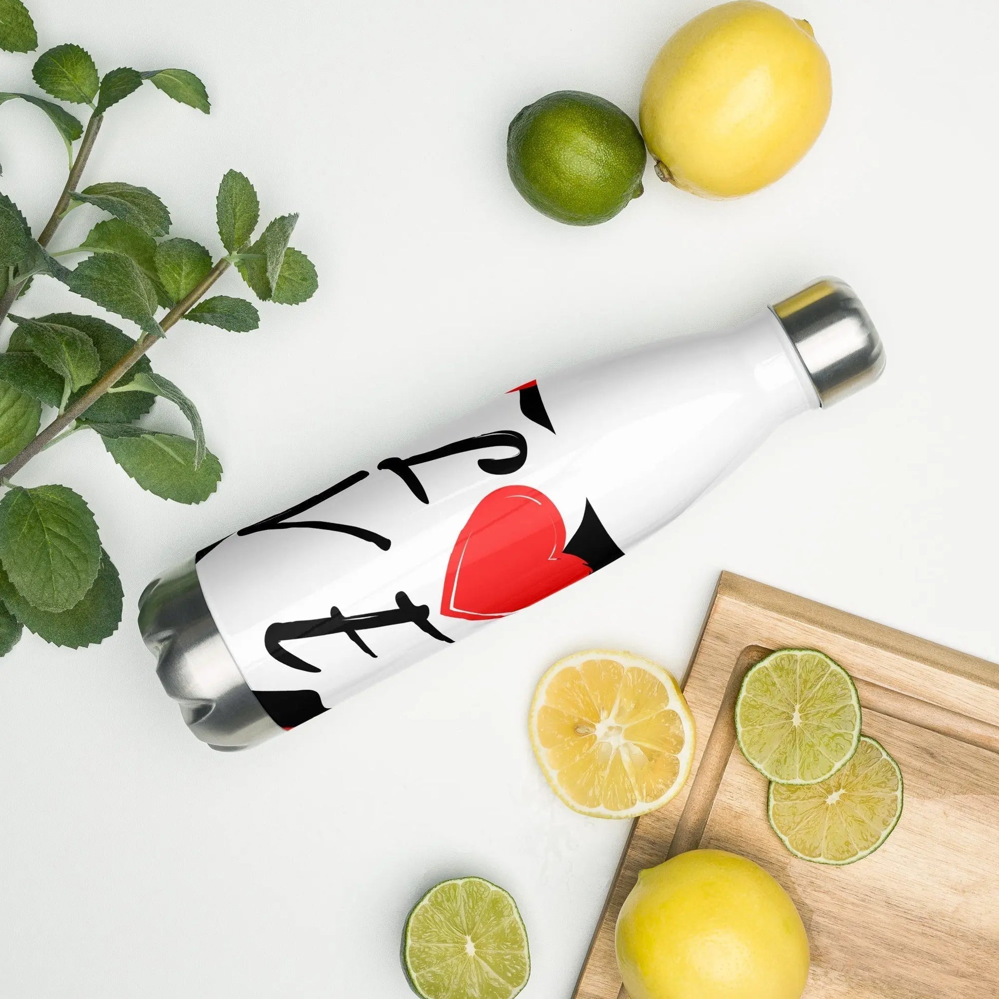 Valentines Day L O V E Stainless steel water bottle Unique Drinkware Dreams